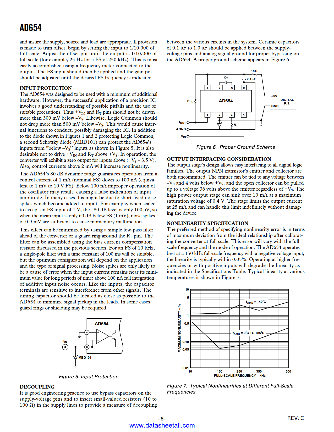 AD654 Datasheet Page 6