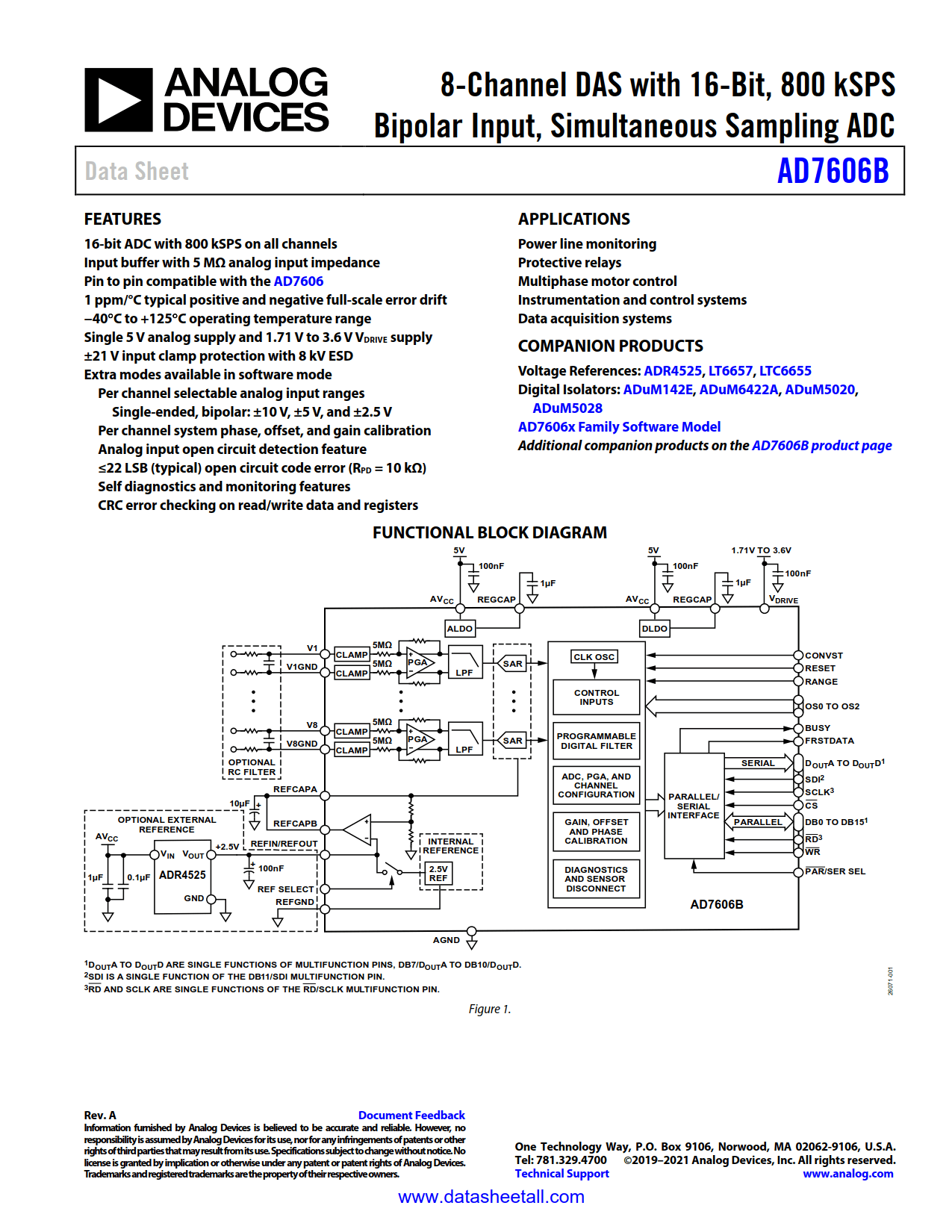 AD7606B Datasheet