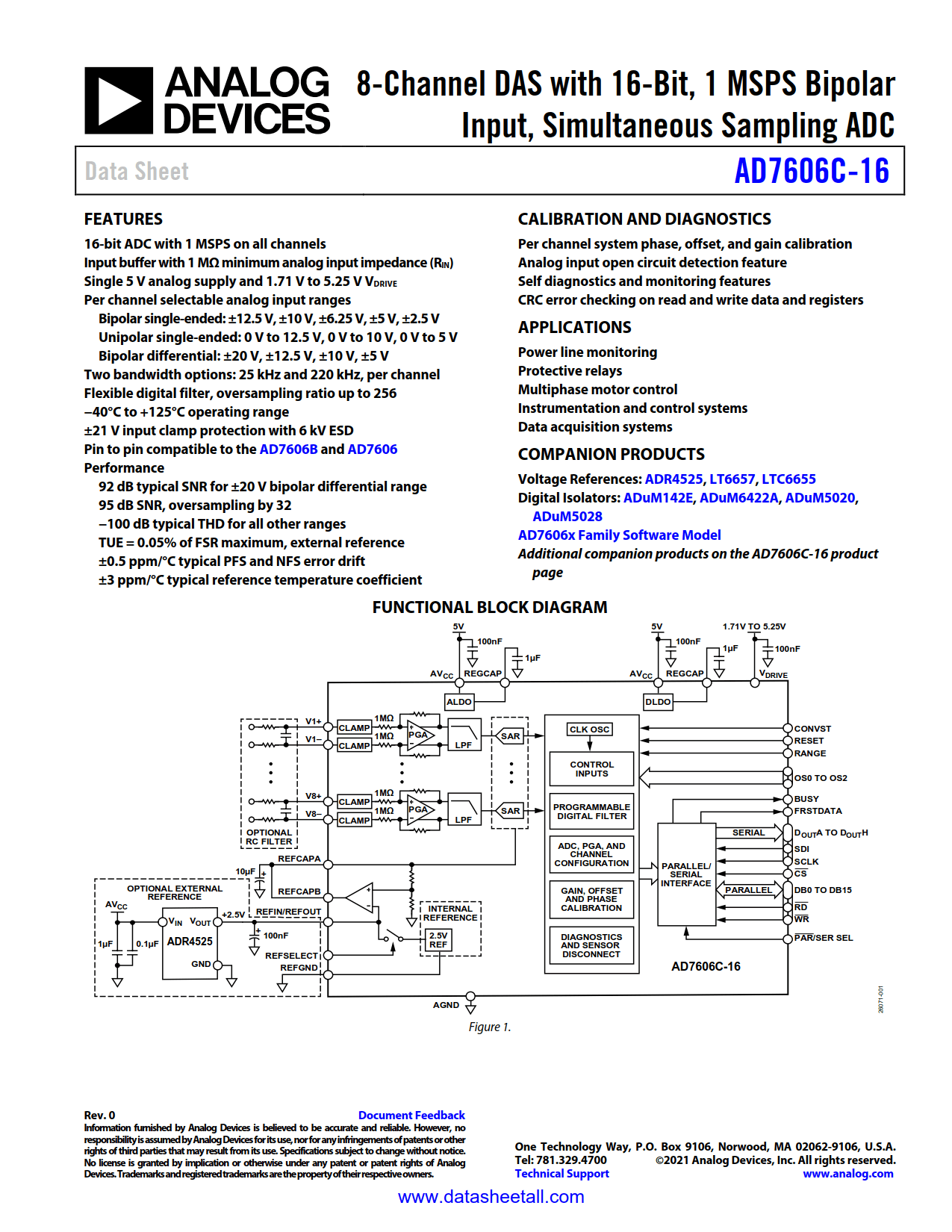 AD7606C-16 Datasheet