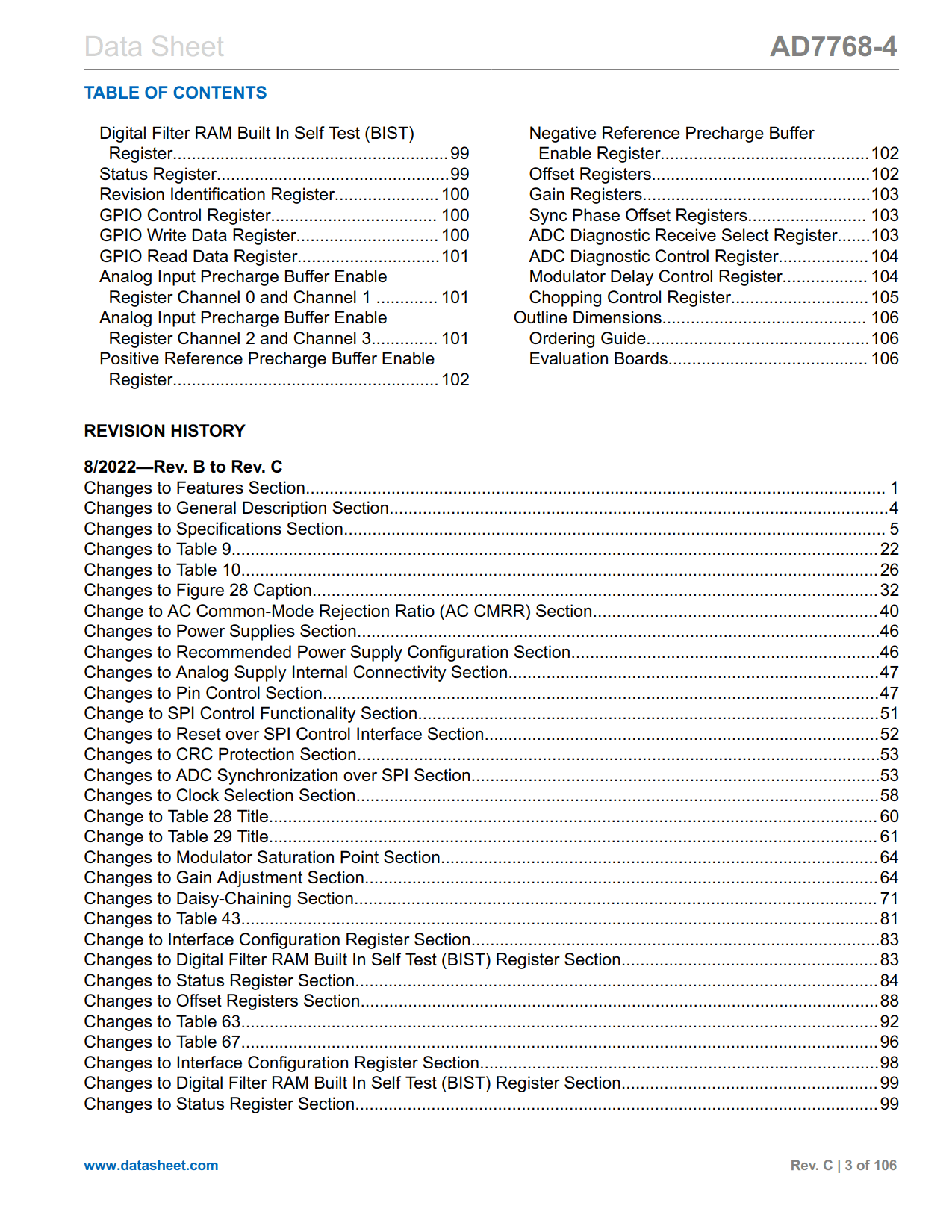 AD7768-4 Datasheet Page 3