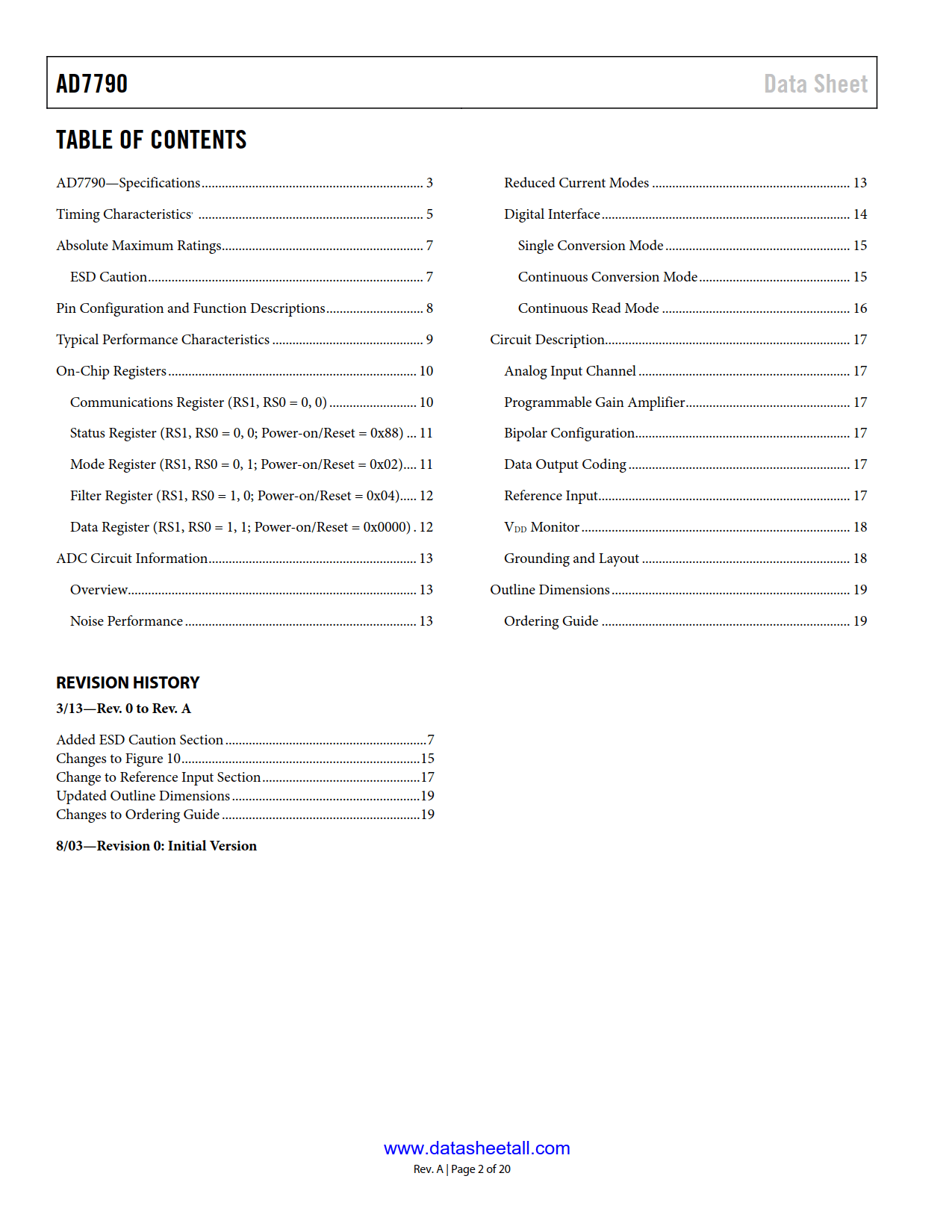 AD7790 Datasheet Page 2