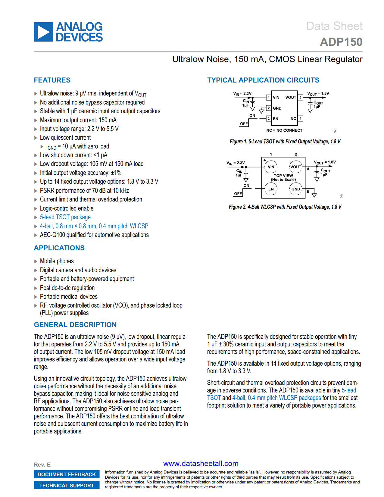 ADP150 Datasheet