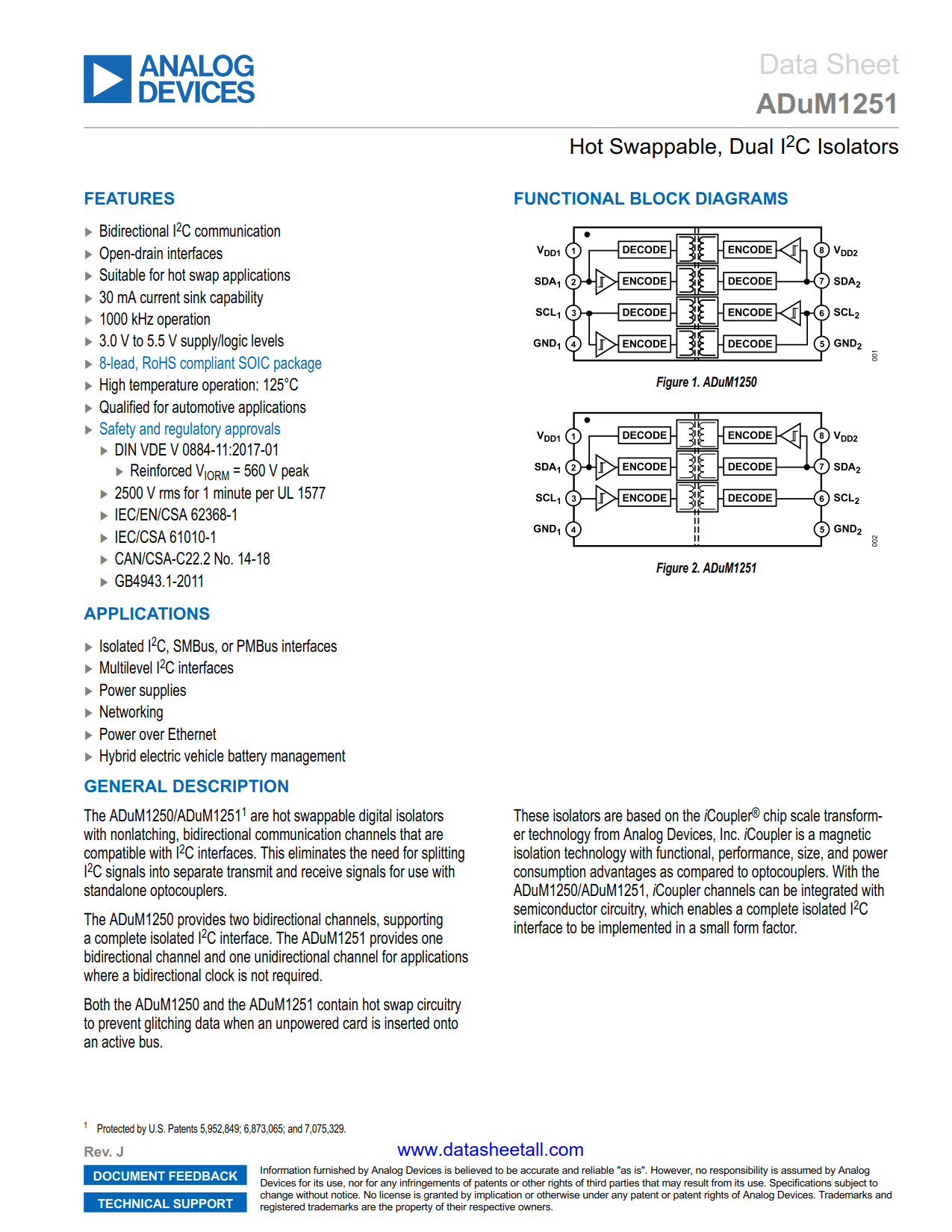 ADuM1251 Datasheet