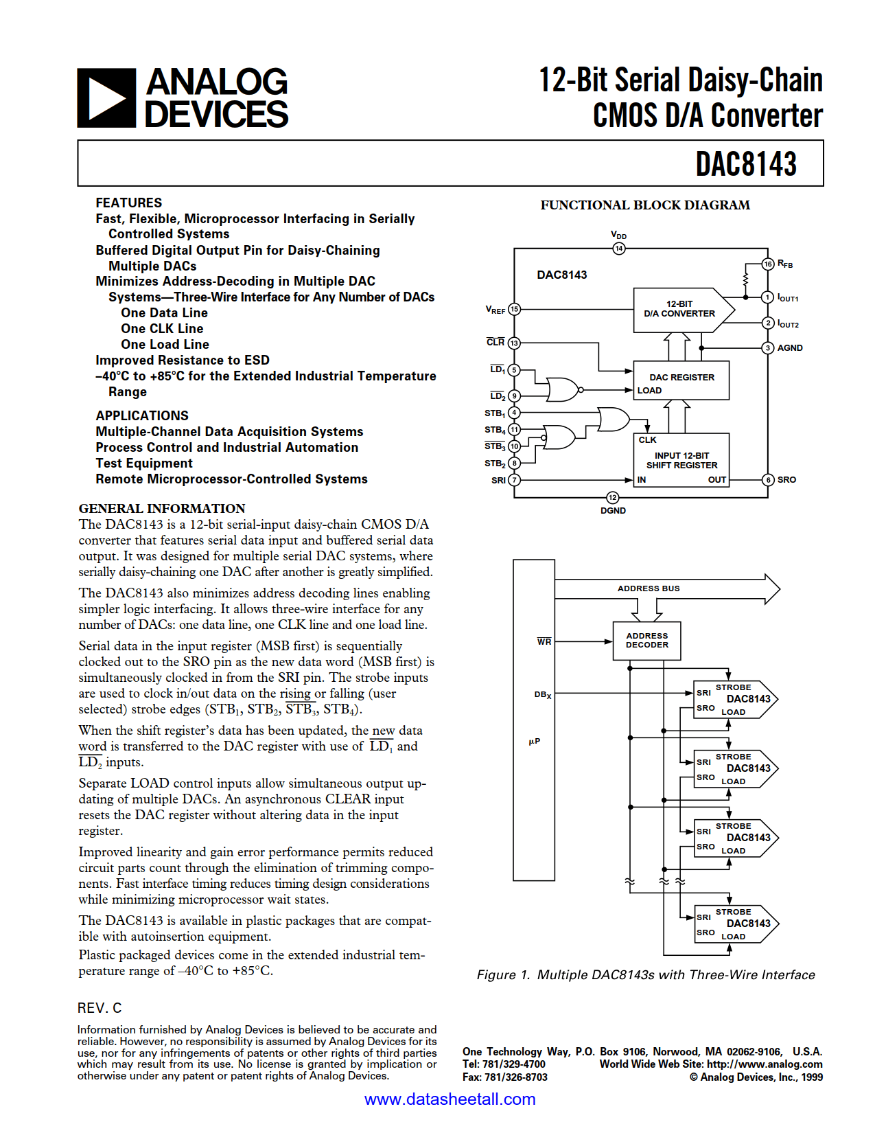 DAC8143 Datasheet