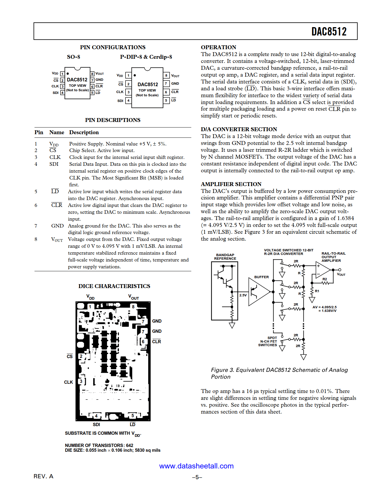 DAC8512 Datasheet Page 5