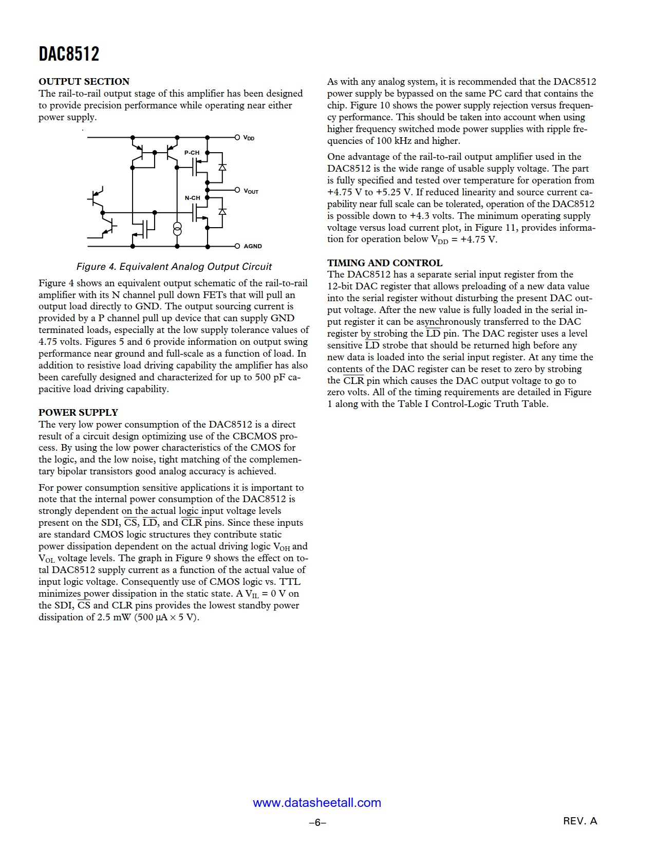 DAC8512 Datasheet Page 6