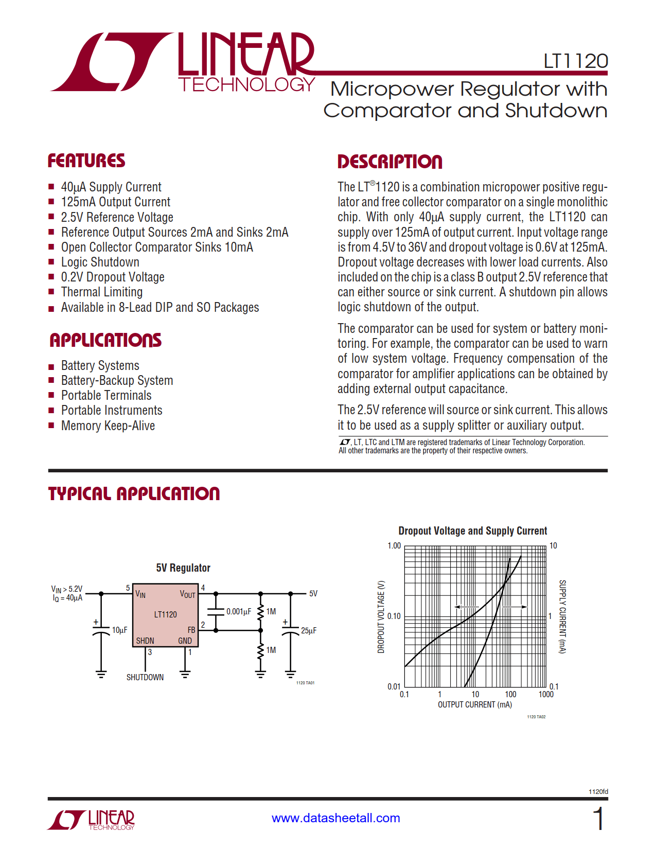 LT1120 Datasheet