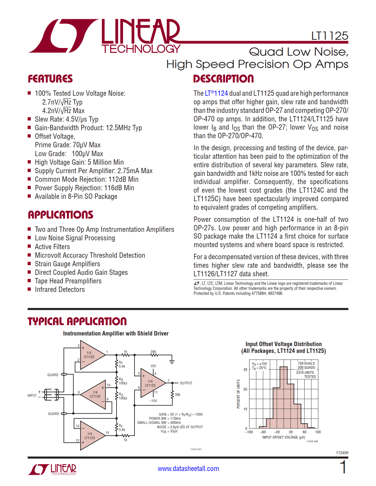 LT1125 Datasheet