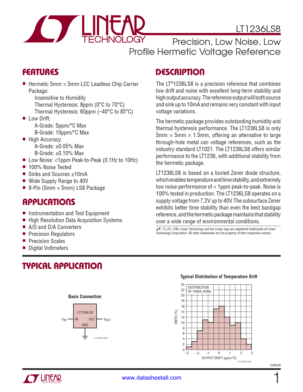 LT1236LS8 Datasheet