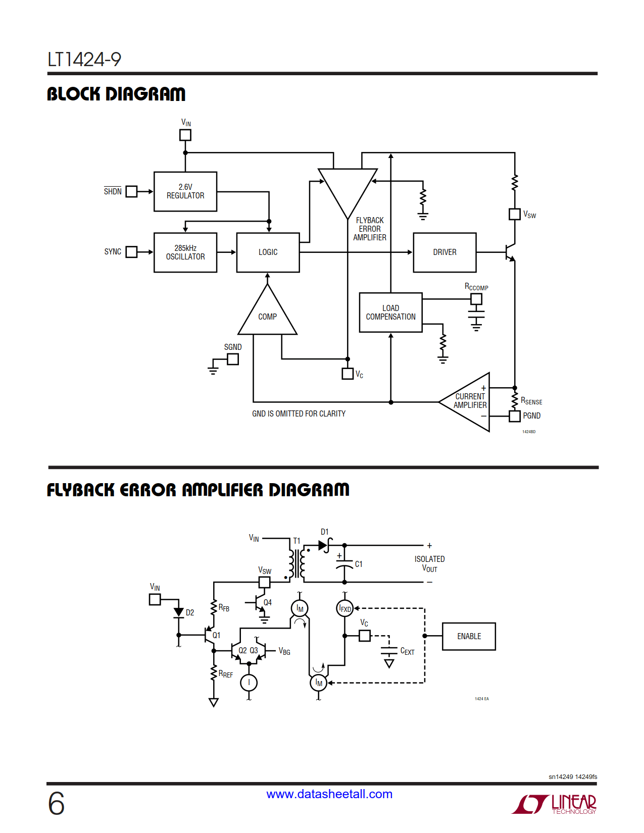 LT1424-9 Datasheet Page 6