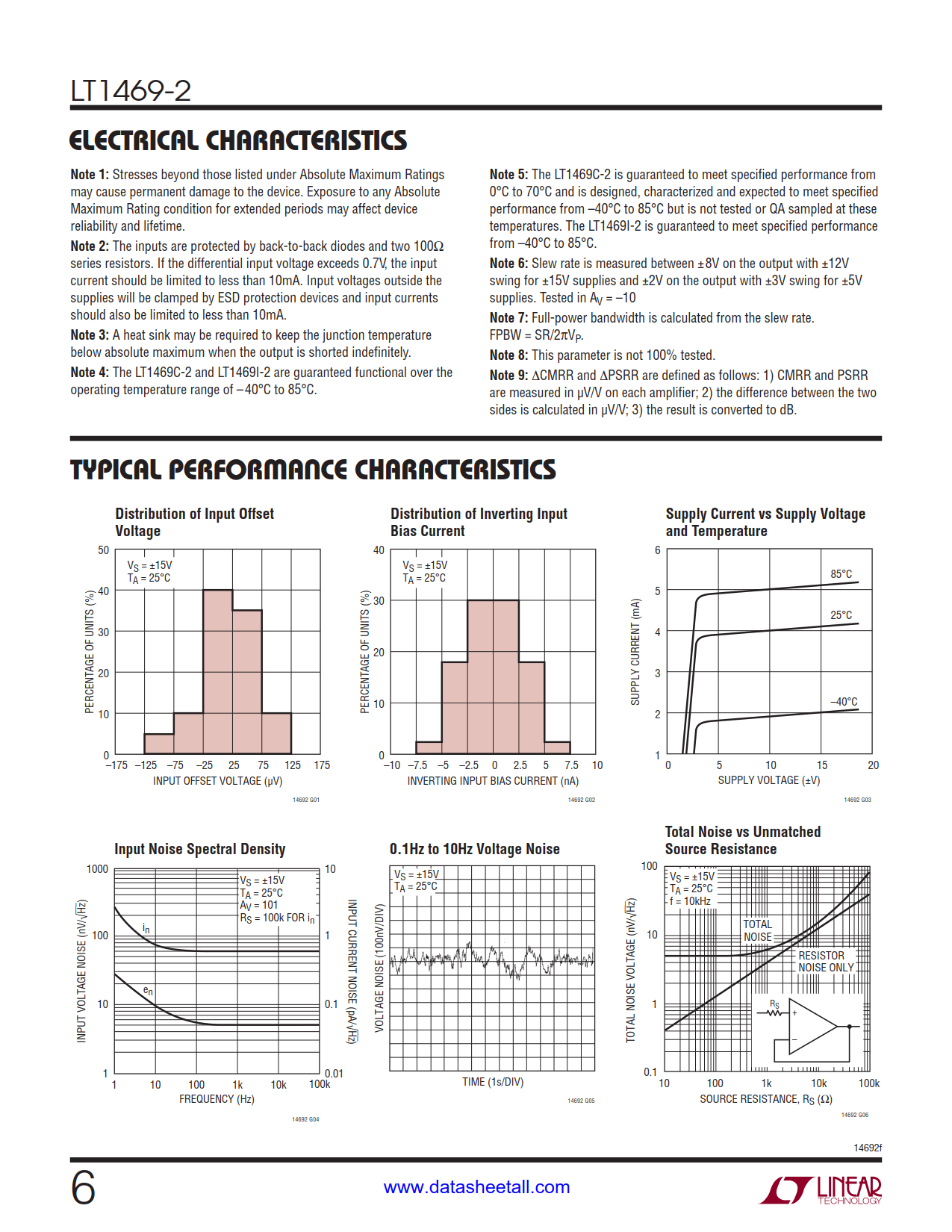 LT1469-2 Datasheet Page 6