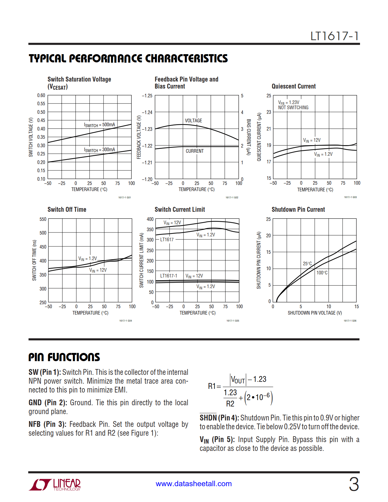 LT1617-1 Datasheet Page 3