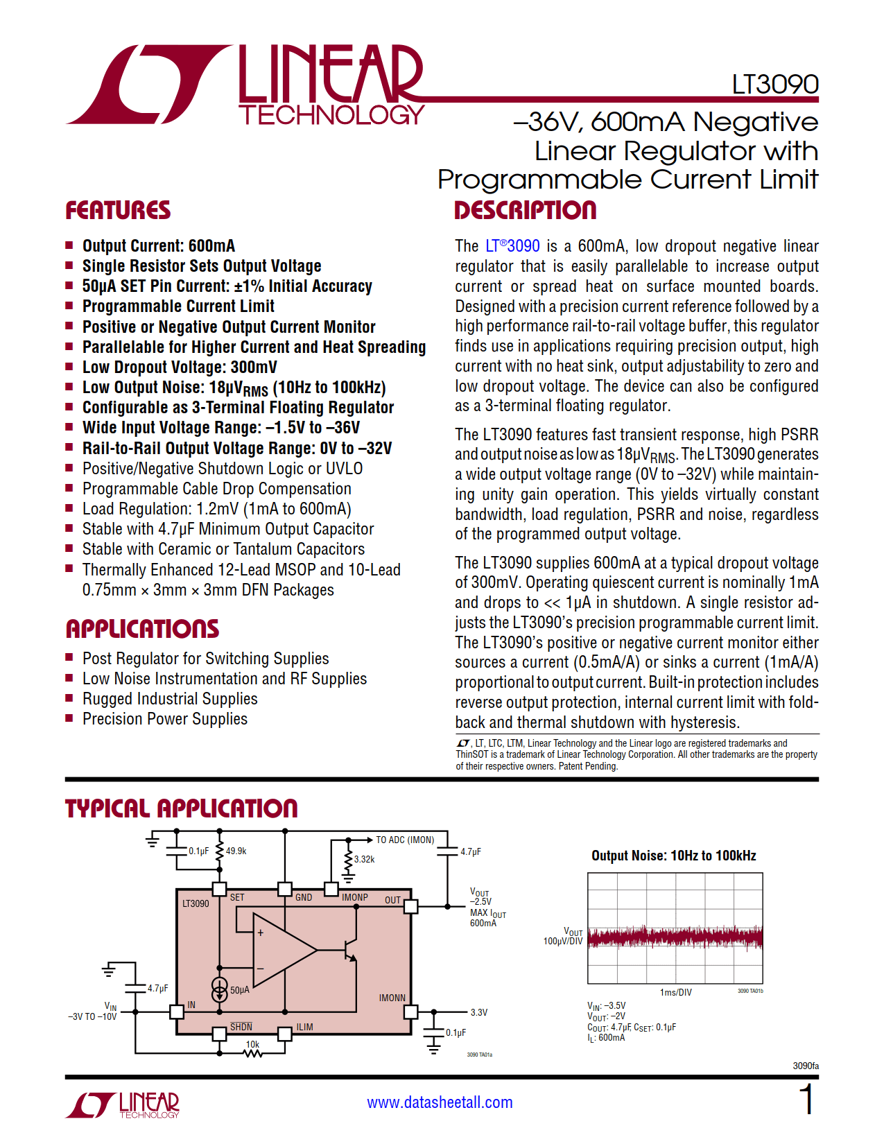 LT3090 Datasheet