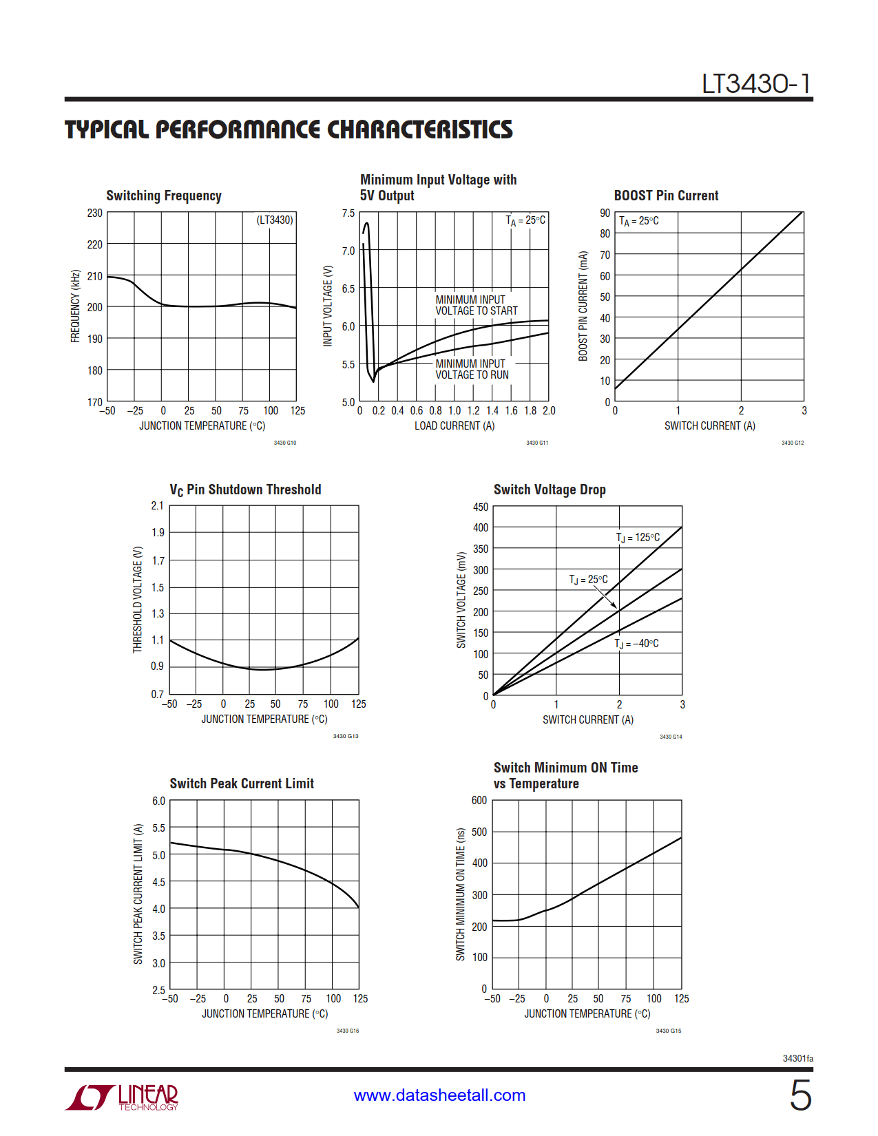 LT3430-1 Datasheet Page 5