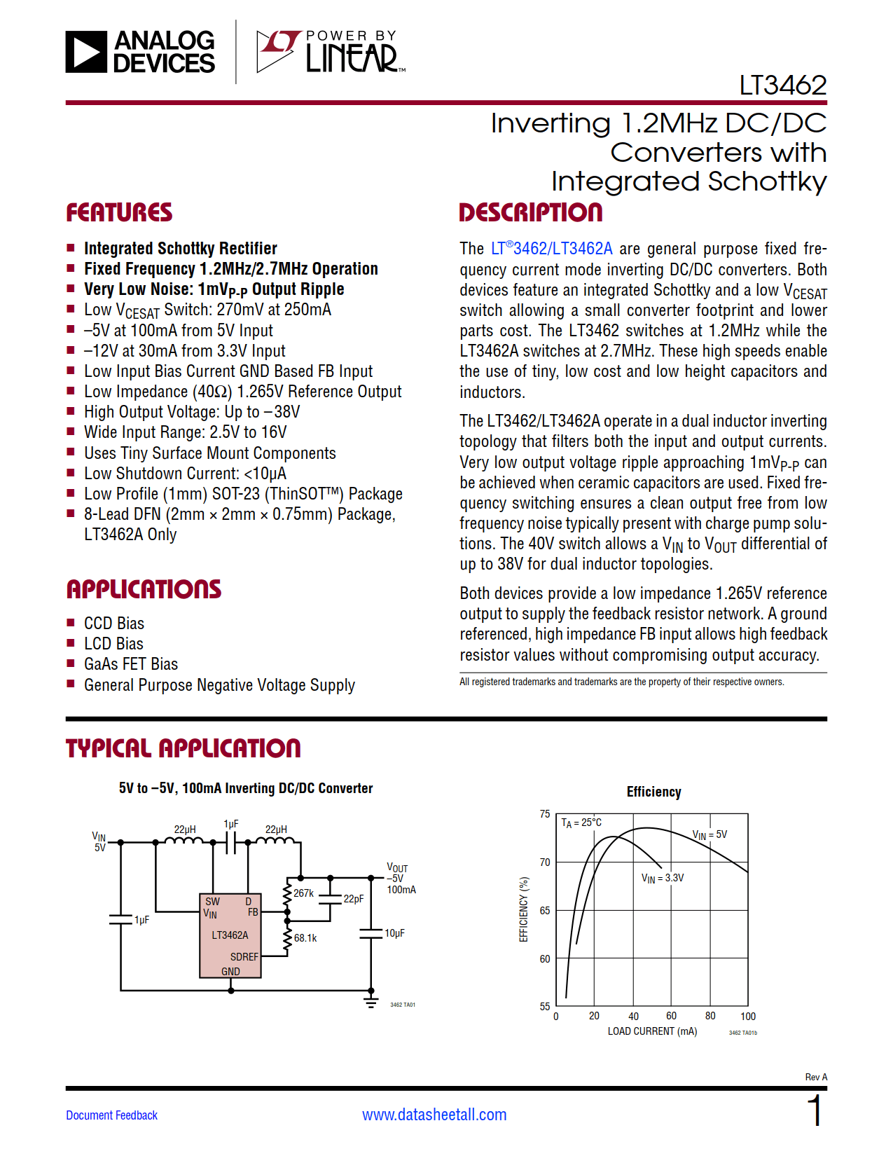 LT3462 Datasheet