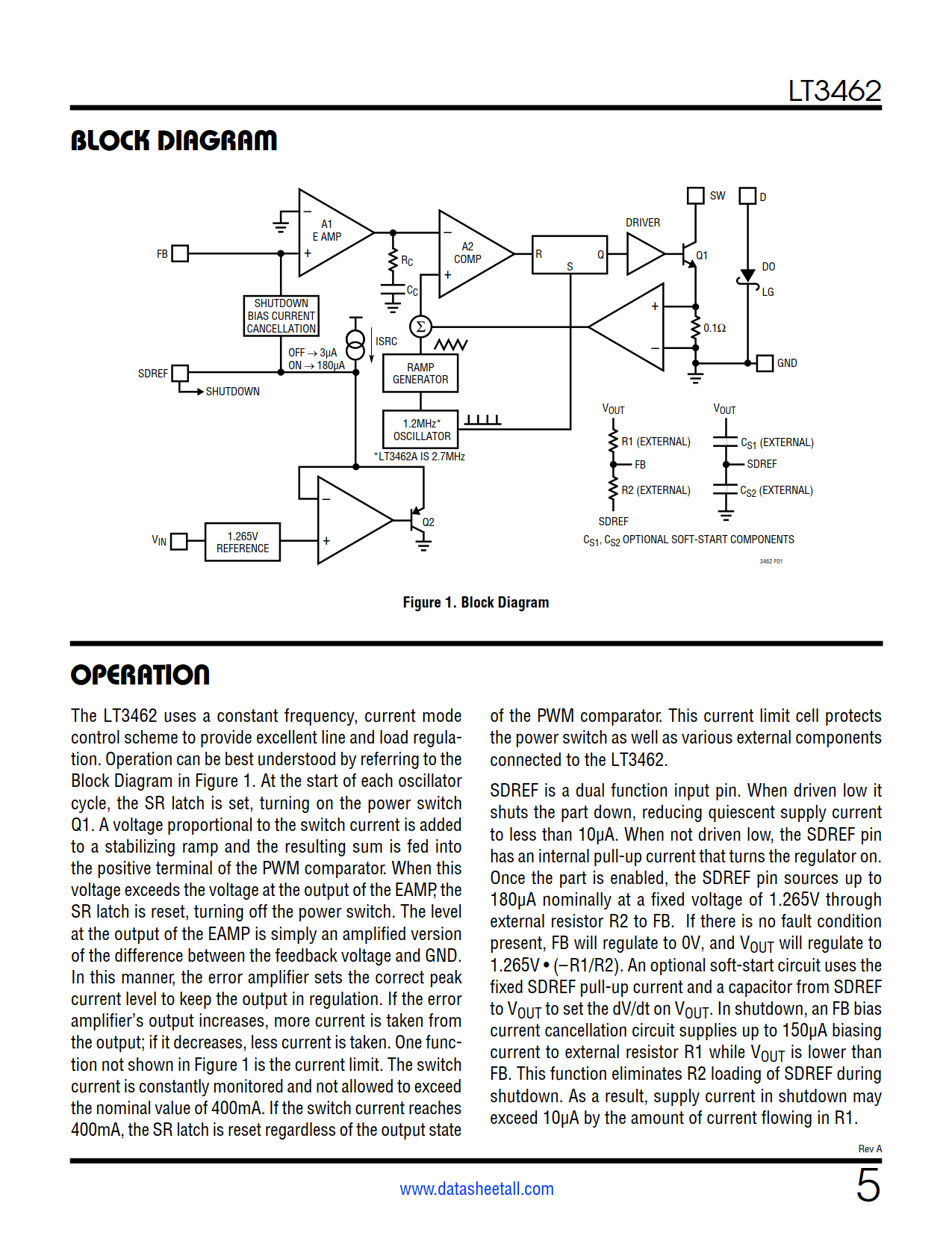 LT3462 Datasheet Page 5