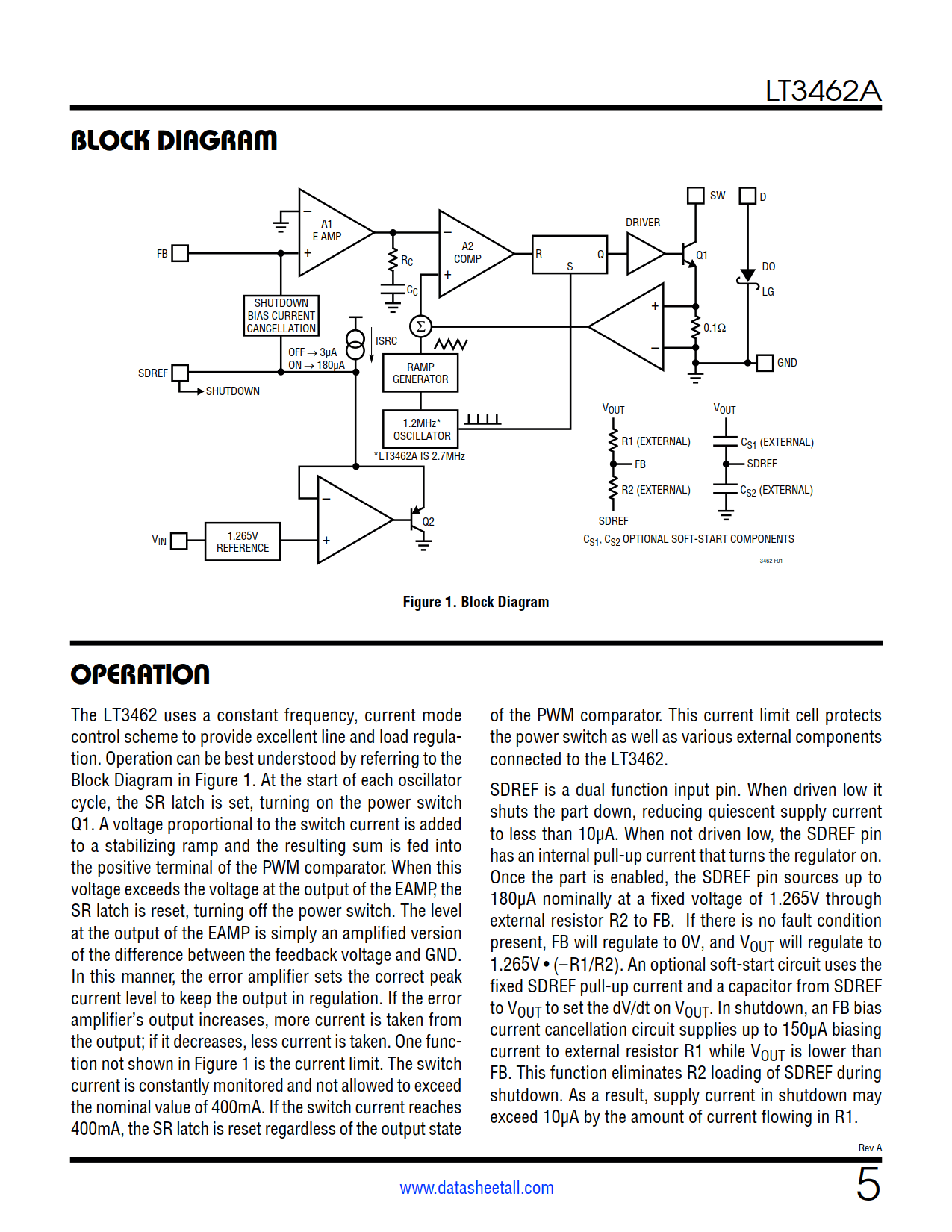 LT3462A Datasheet Page 5