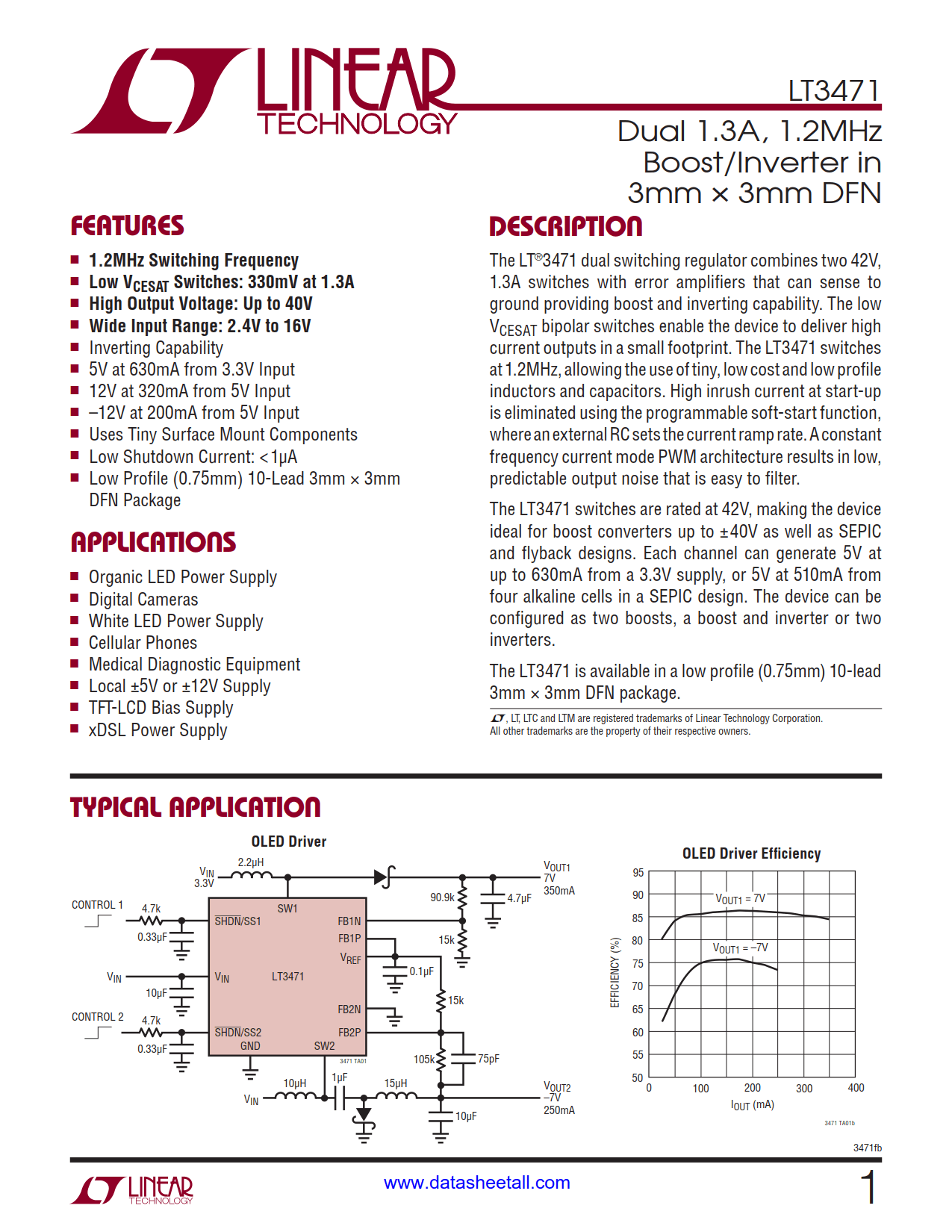 LT3471 Datasheet