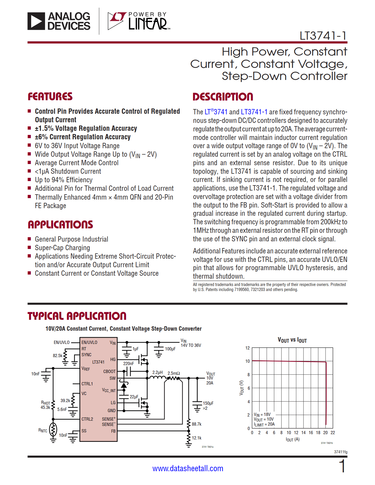 LT3741-1 Datasheet