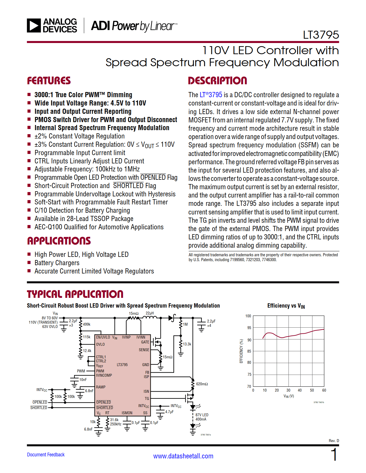 LT3795 Datasheet