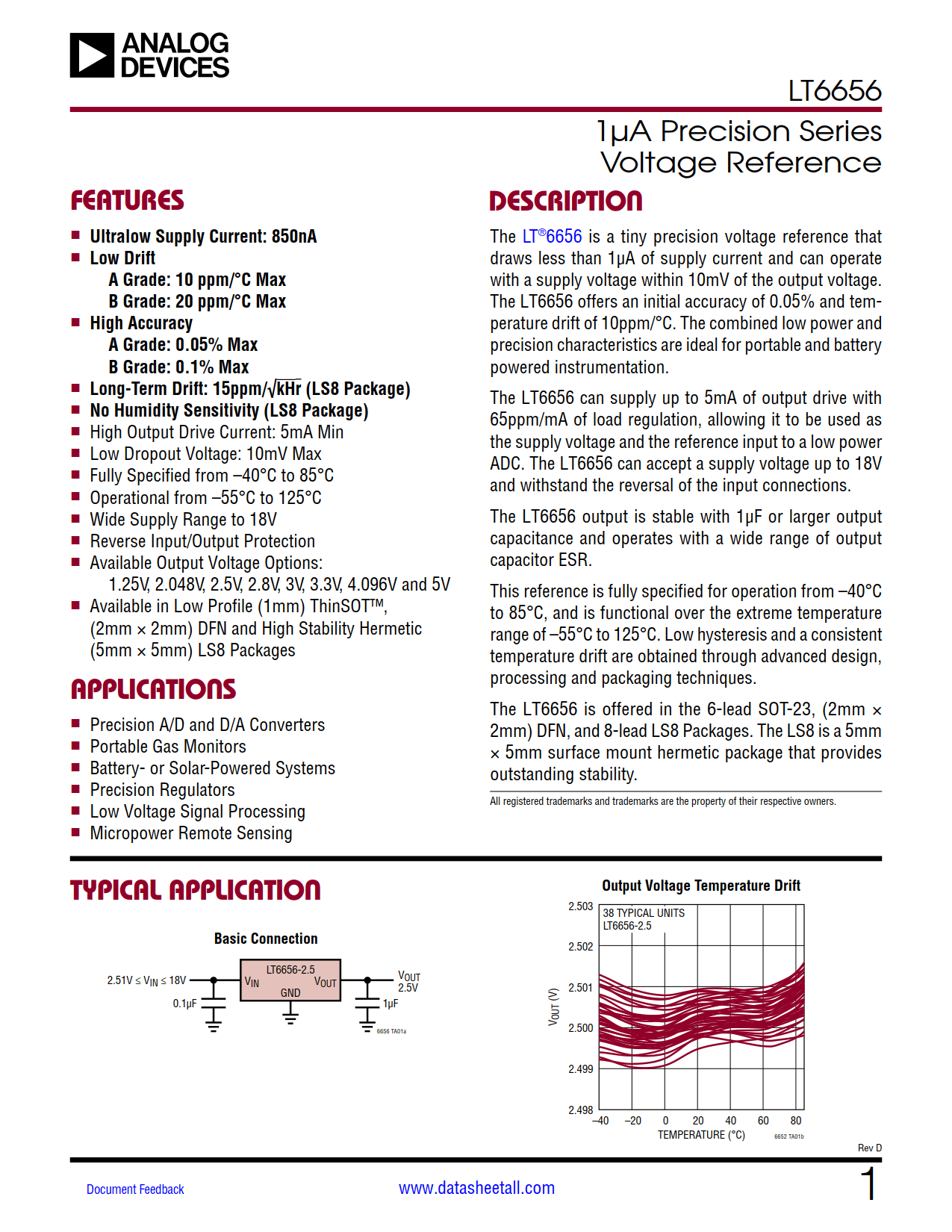 LT6656 Datasheet