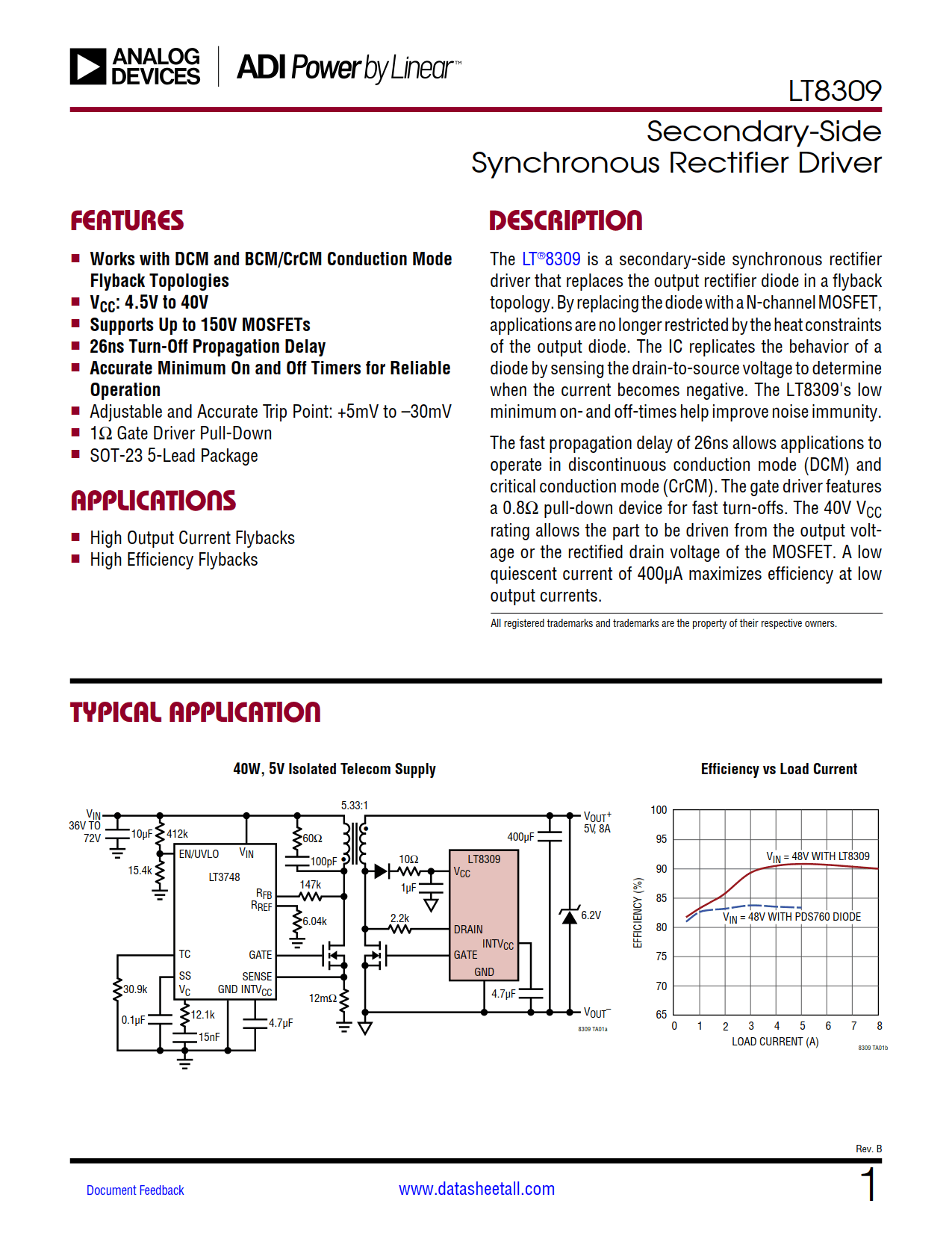 LT8309 Datasheet