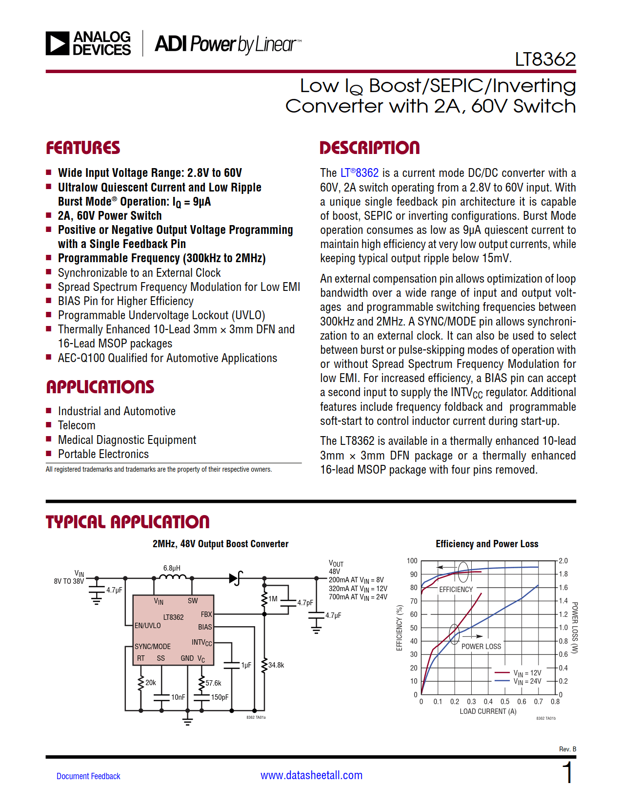 LT8362 Datasheet