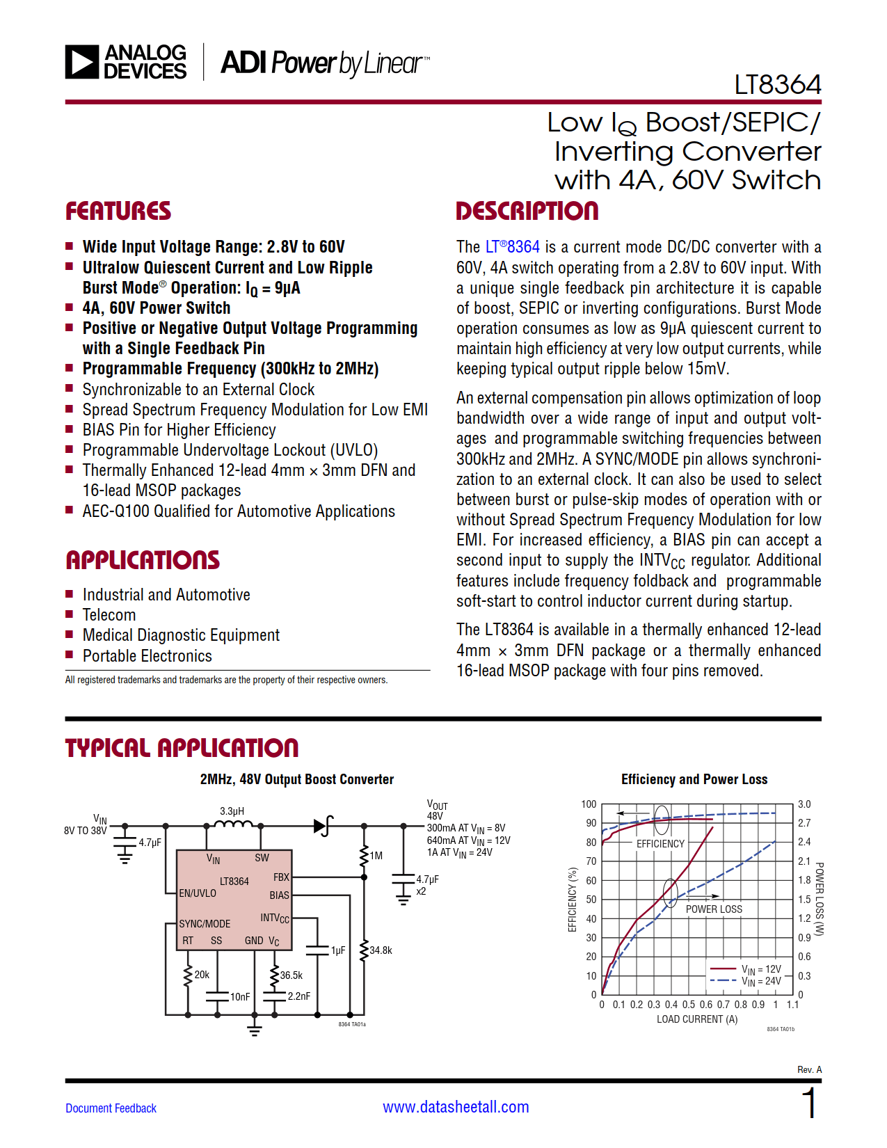 LT8364 Datasheet