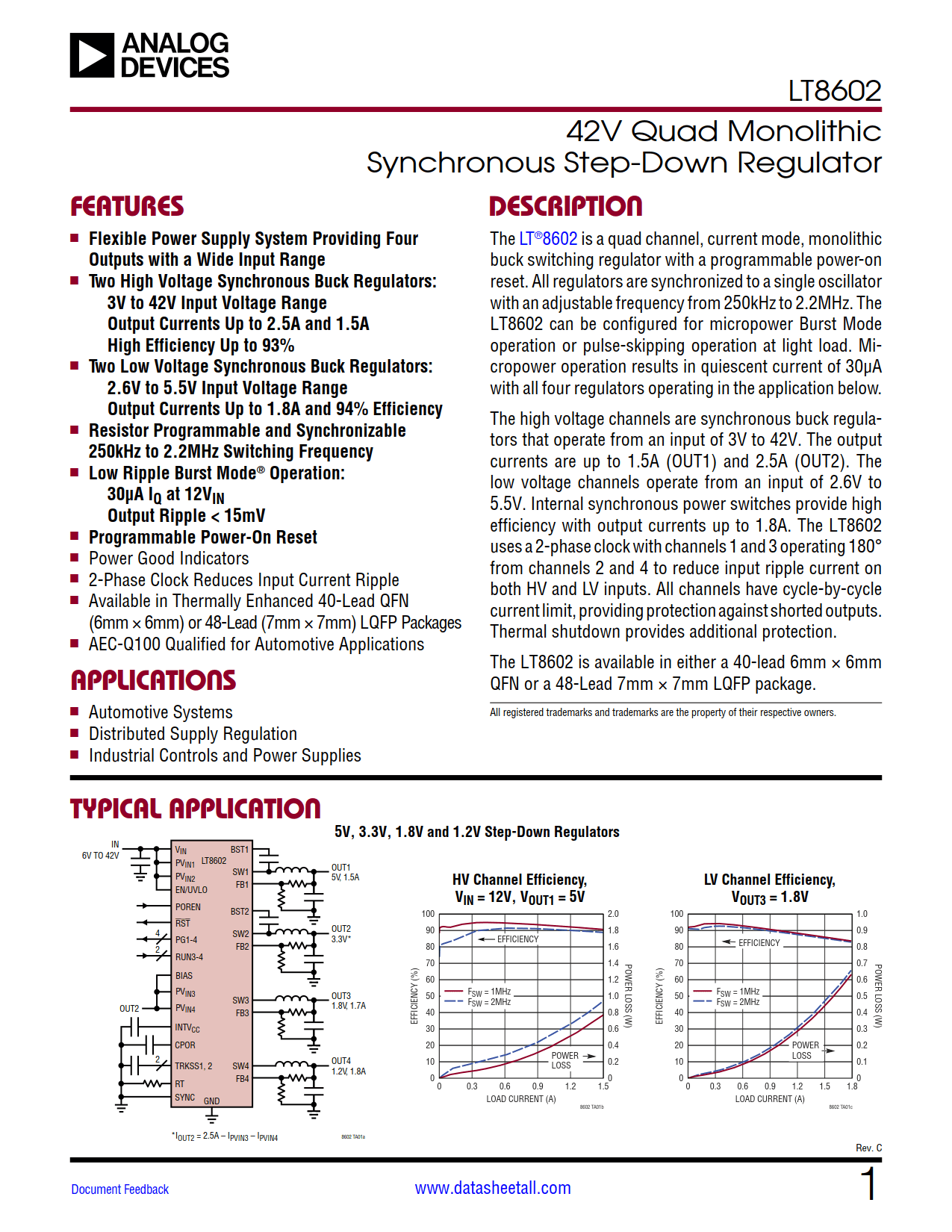 LT8602 Datasheet