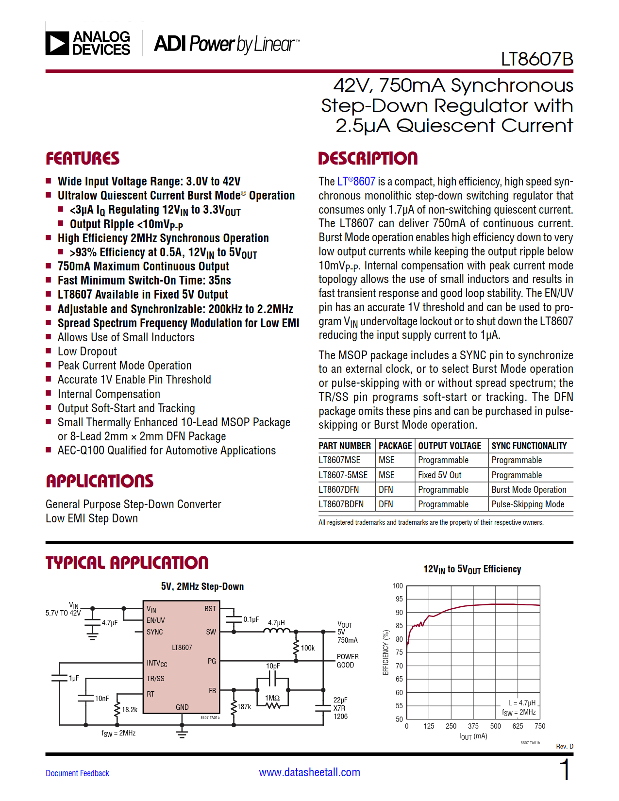 LT8607B Datasheet