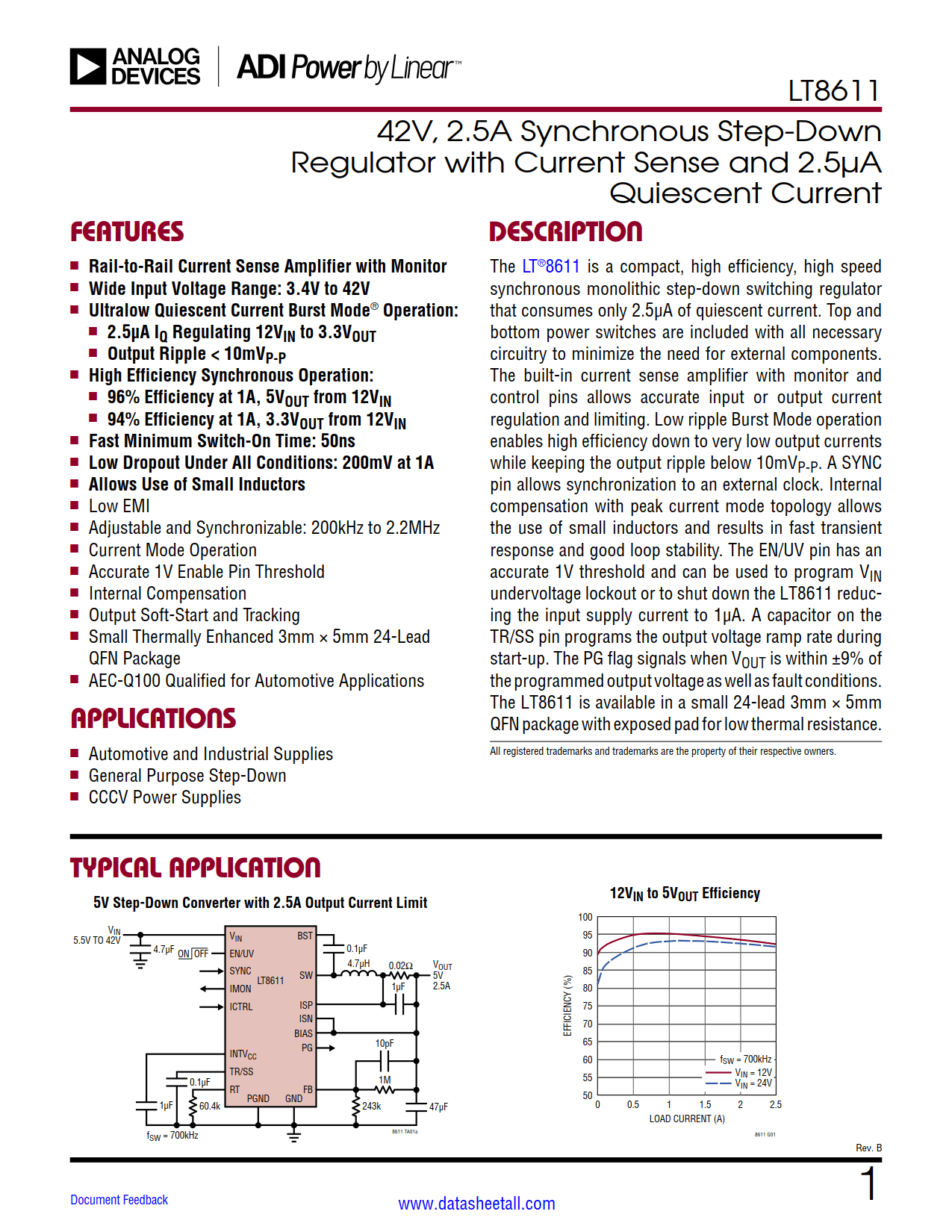 LT8611 Datasheet