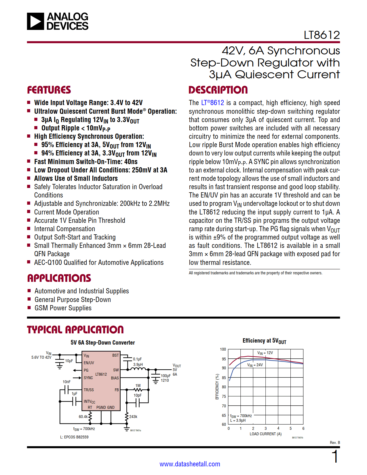 LT8612 Datasheet