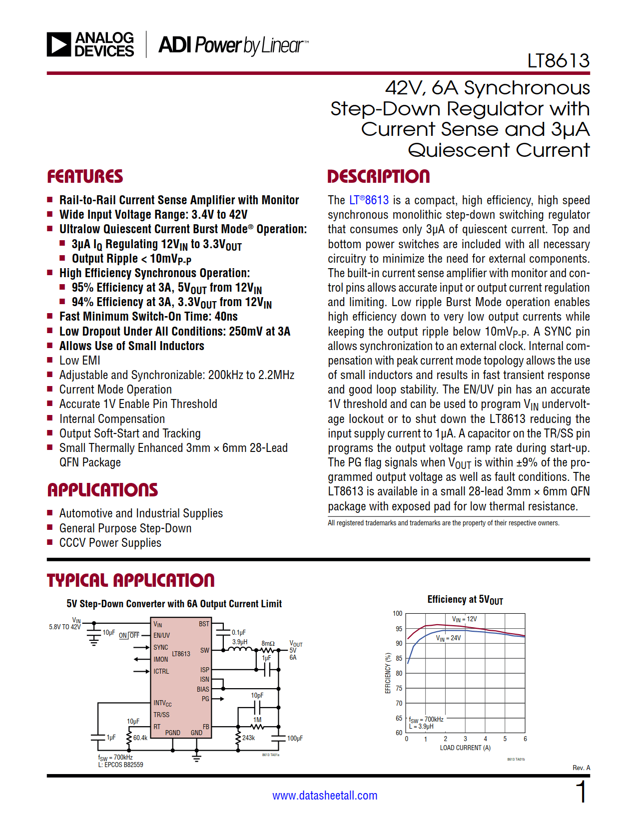 LT8613 Datasheet