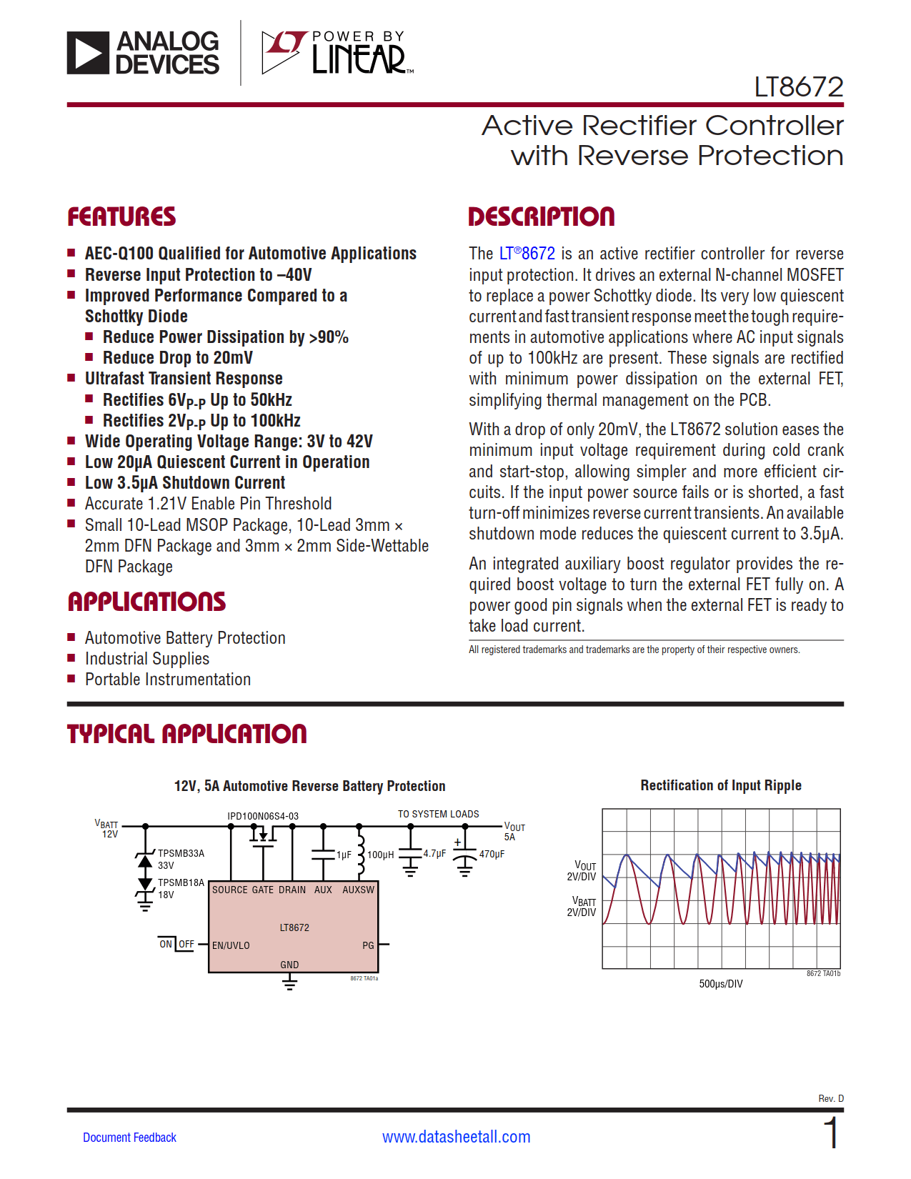 LT8672 Datasheet