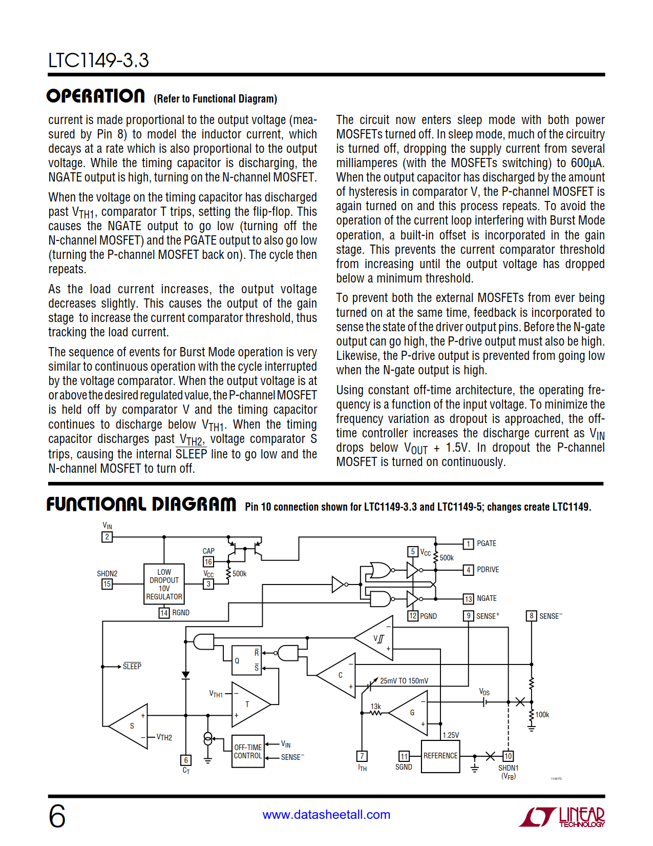 LTC1149-3.3 Datasheet Page 6