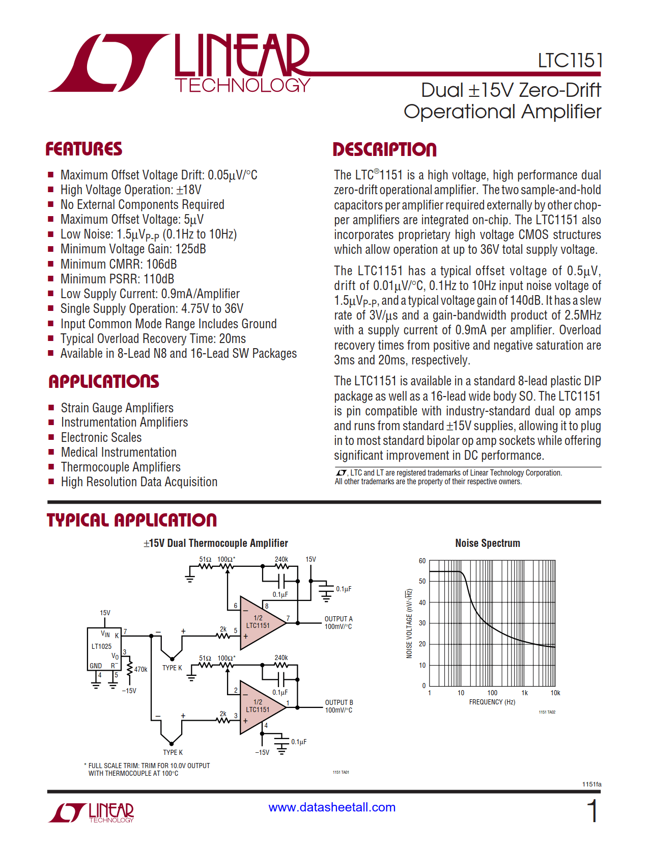 LTC1151 Datasheet