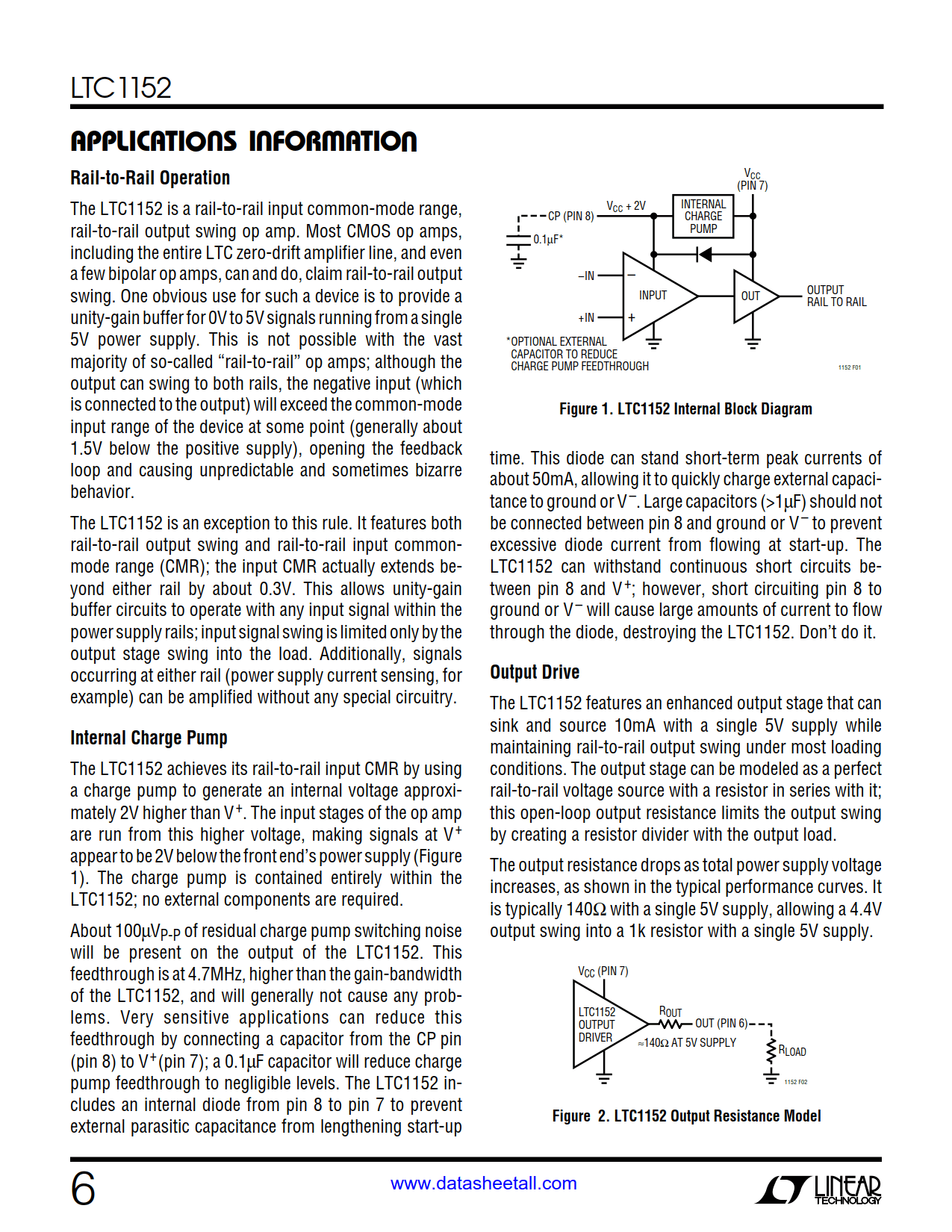 LTC1152 Datasheet Page 6