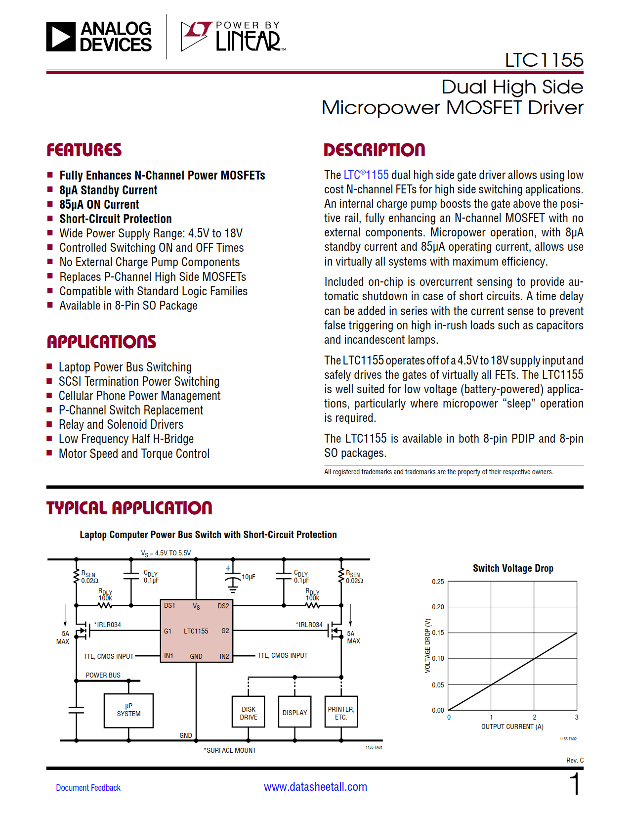 LTC1155 Datasheet