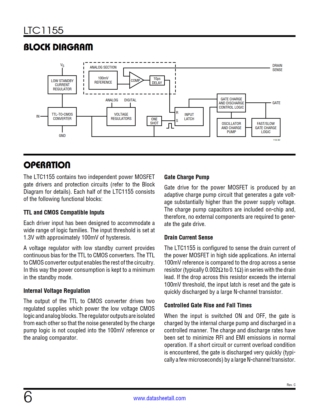 LTC1155 Datasheet Page 6