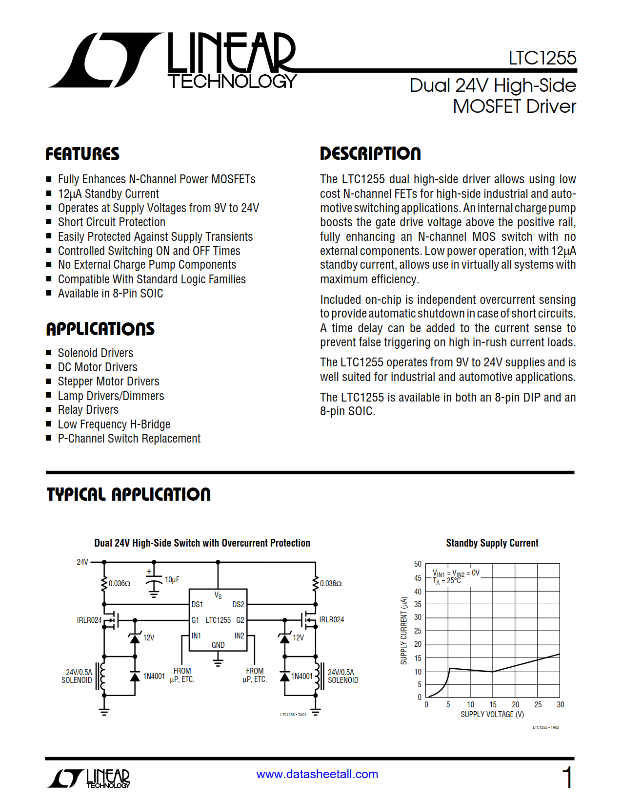 LTC1255 Datasheet