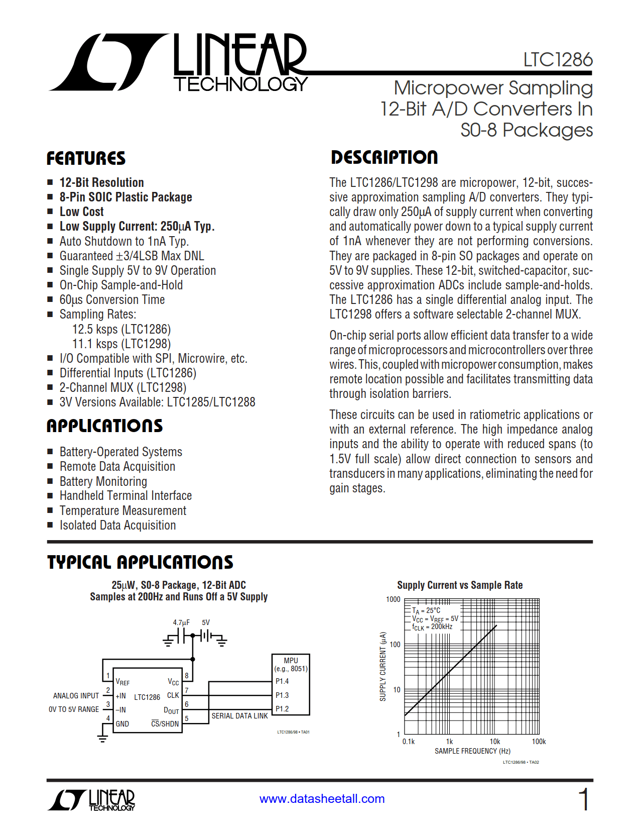 LTC1286 Datasheet