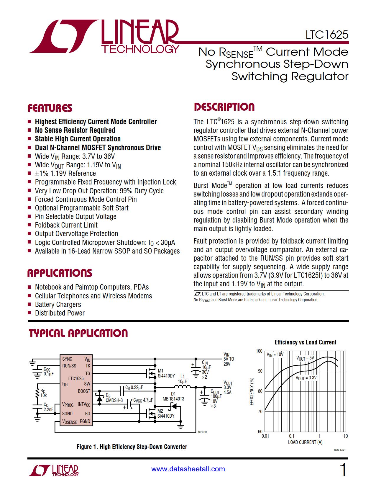 LTC1625 Datasheet