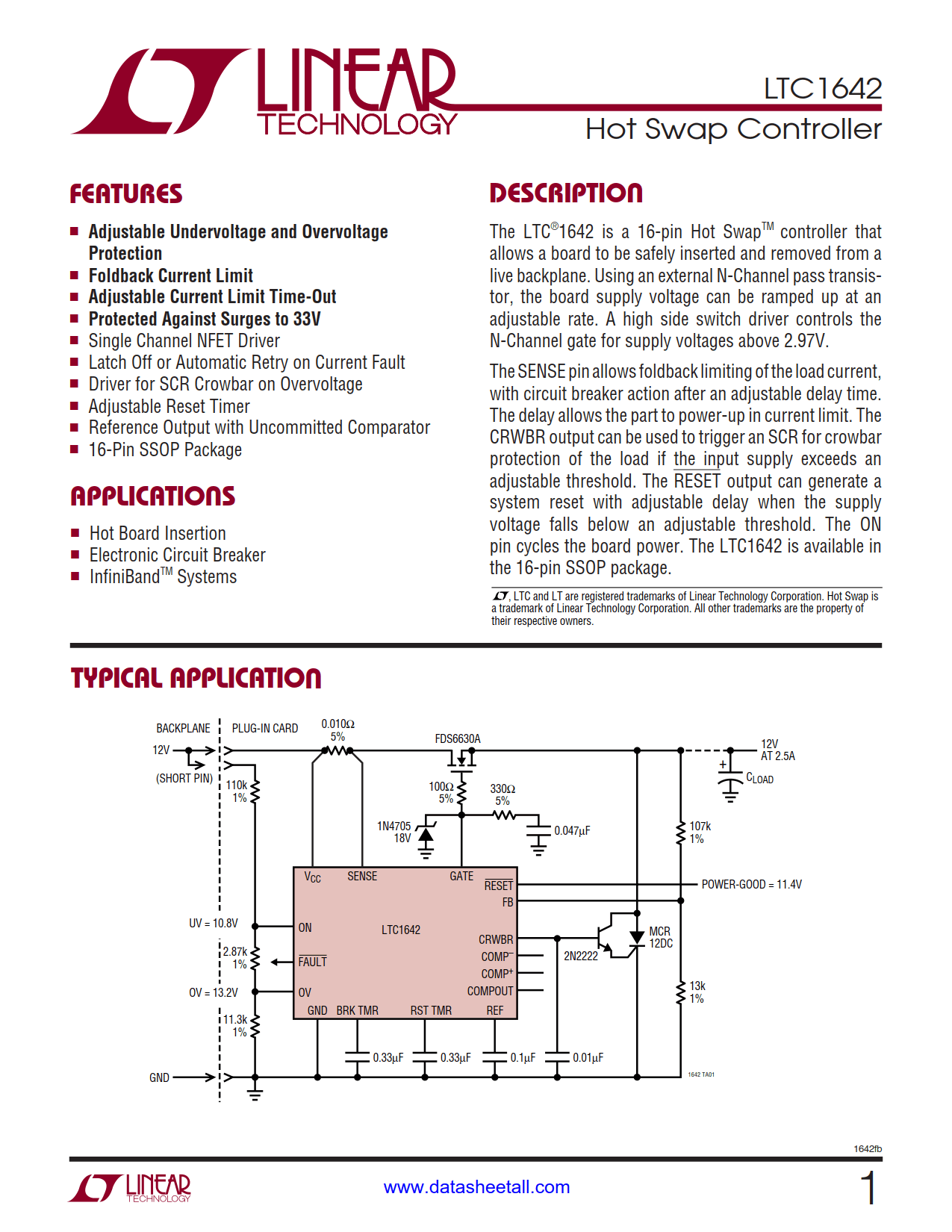 LTC1642 Datasheet