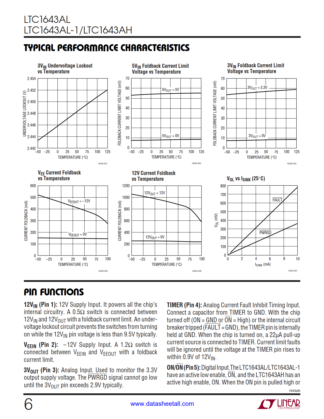 LTC1643A Datasheet Page 6