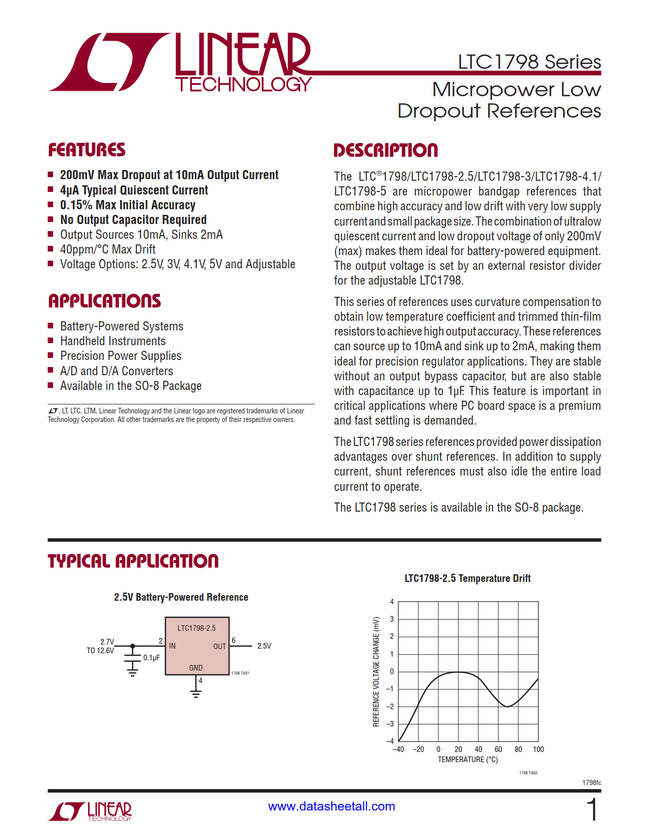 LTC1798 Datasheet