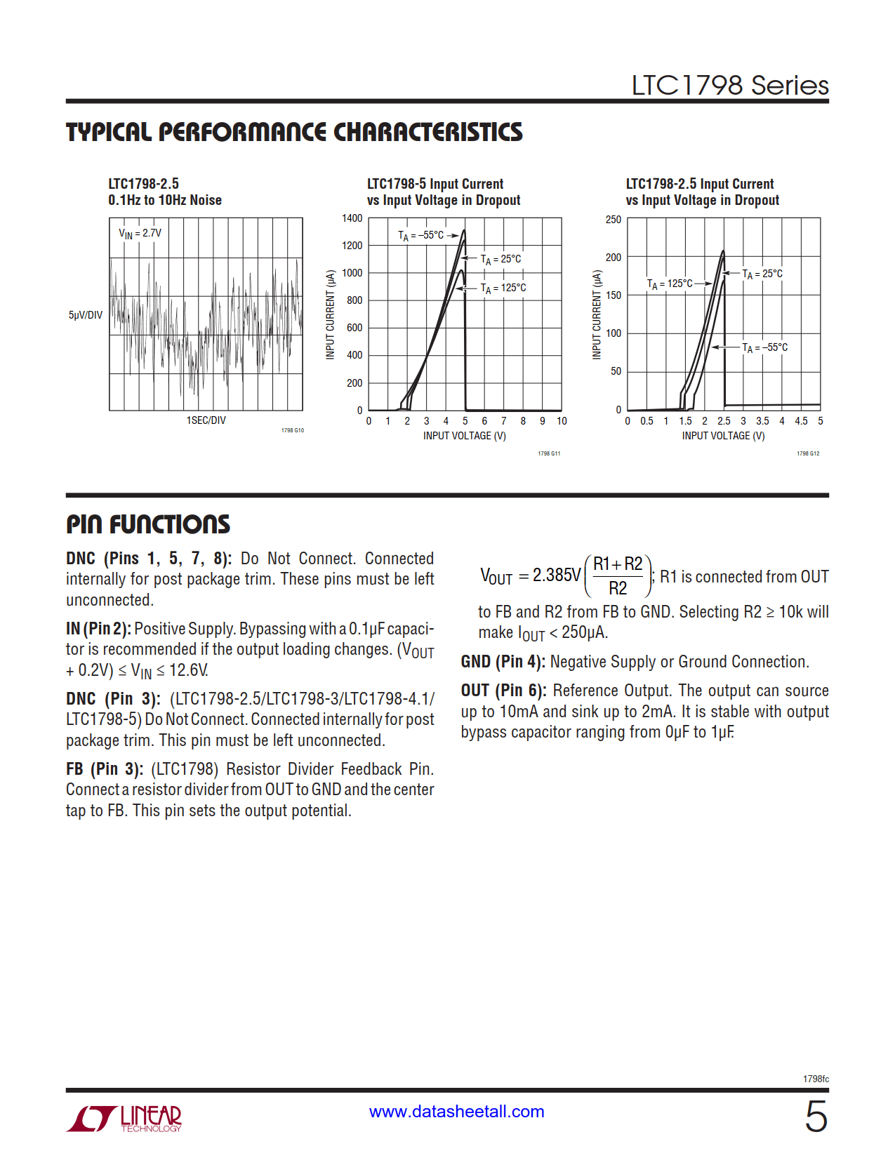 LTC1798 Datasheet Page 5