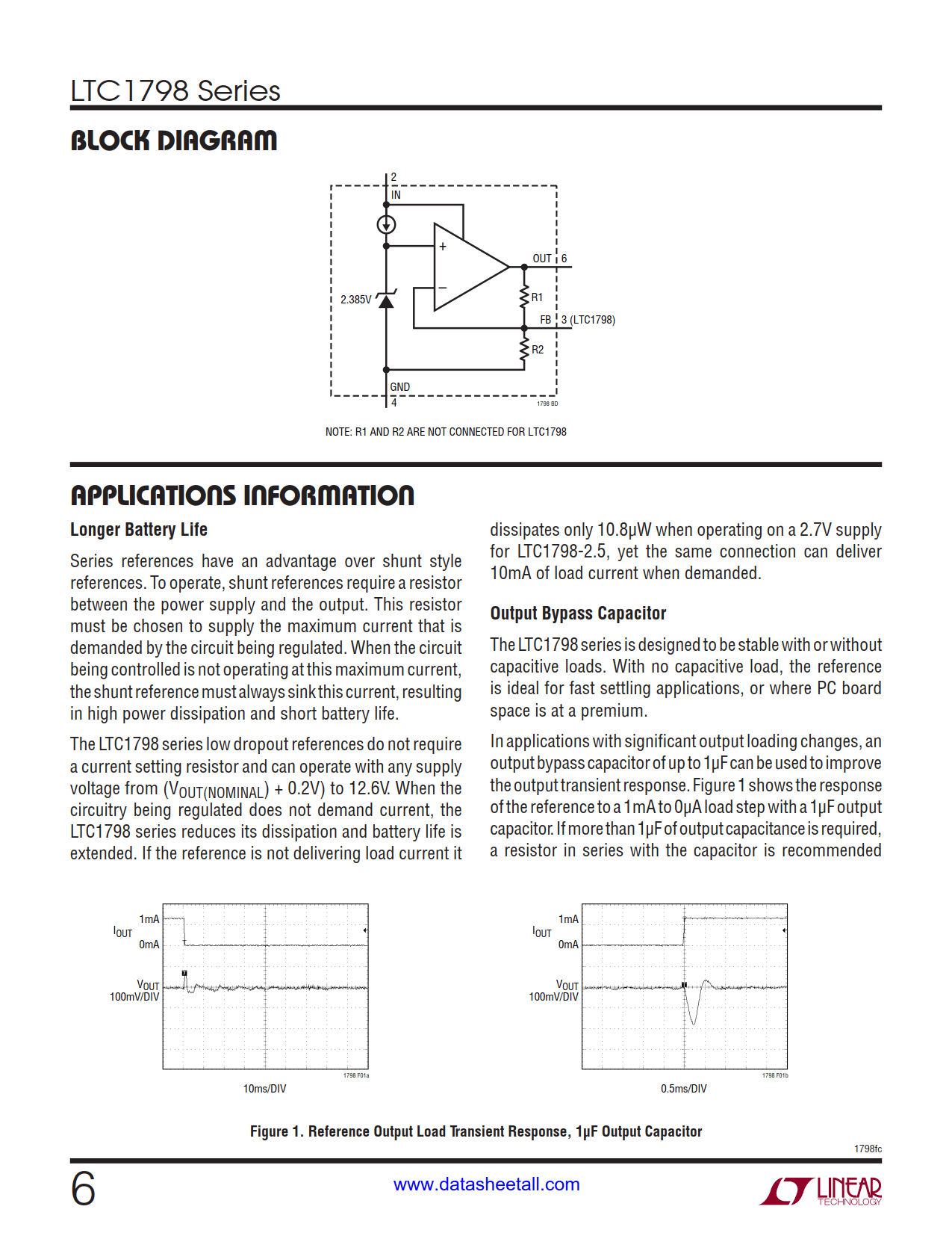 LTC1798 Datasheet Page 6