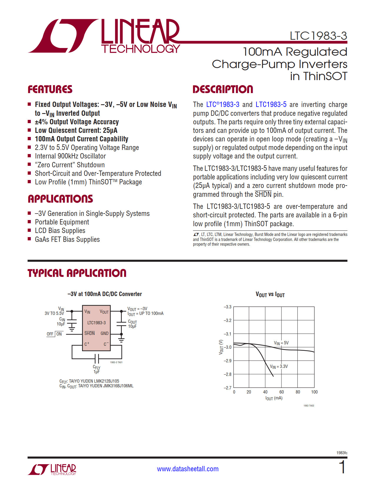 LTC1983-3 Datasheet