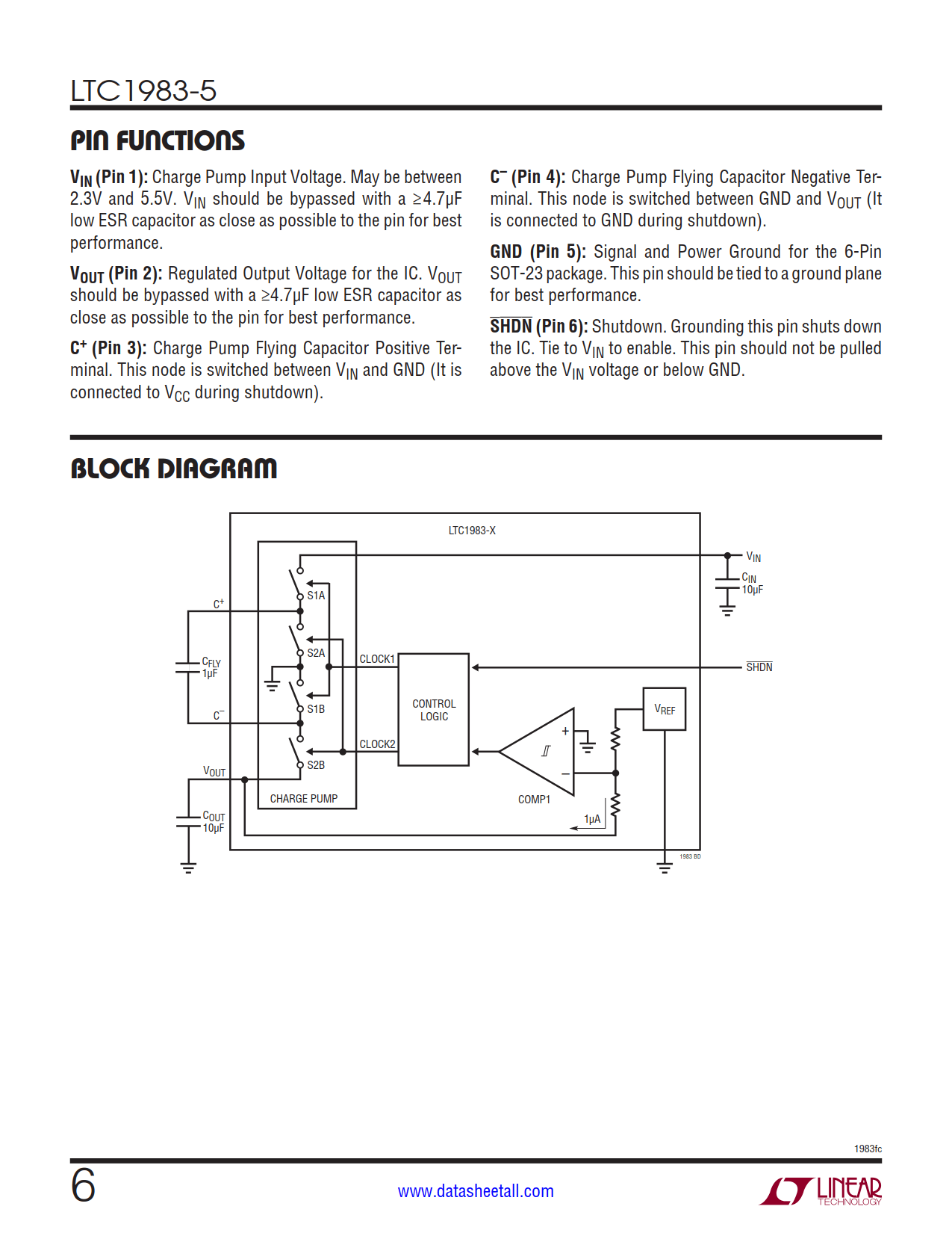 LTC1983-5 Datasheet Page 6