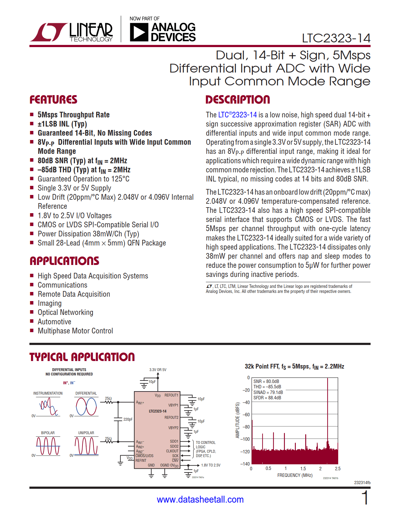 LTC2323-14 Datasheet